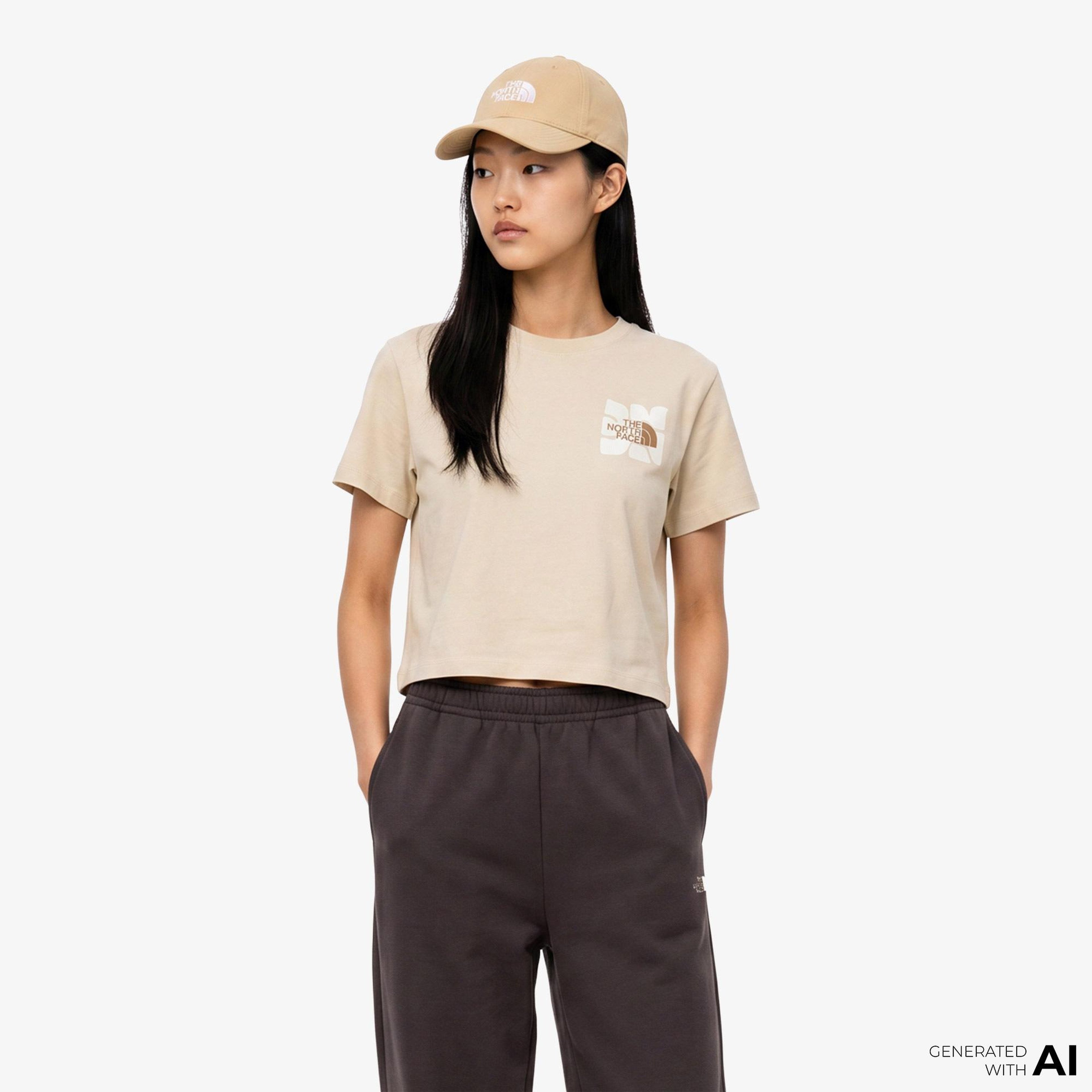 The North Face Sun Regular Kadın Bej T-Shirt