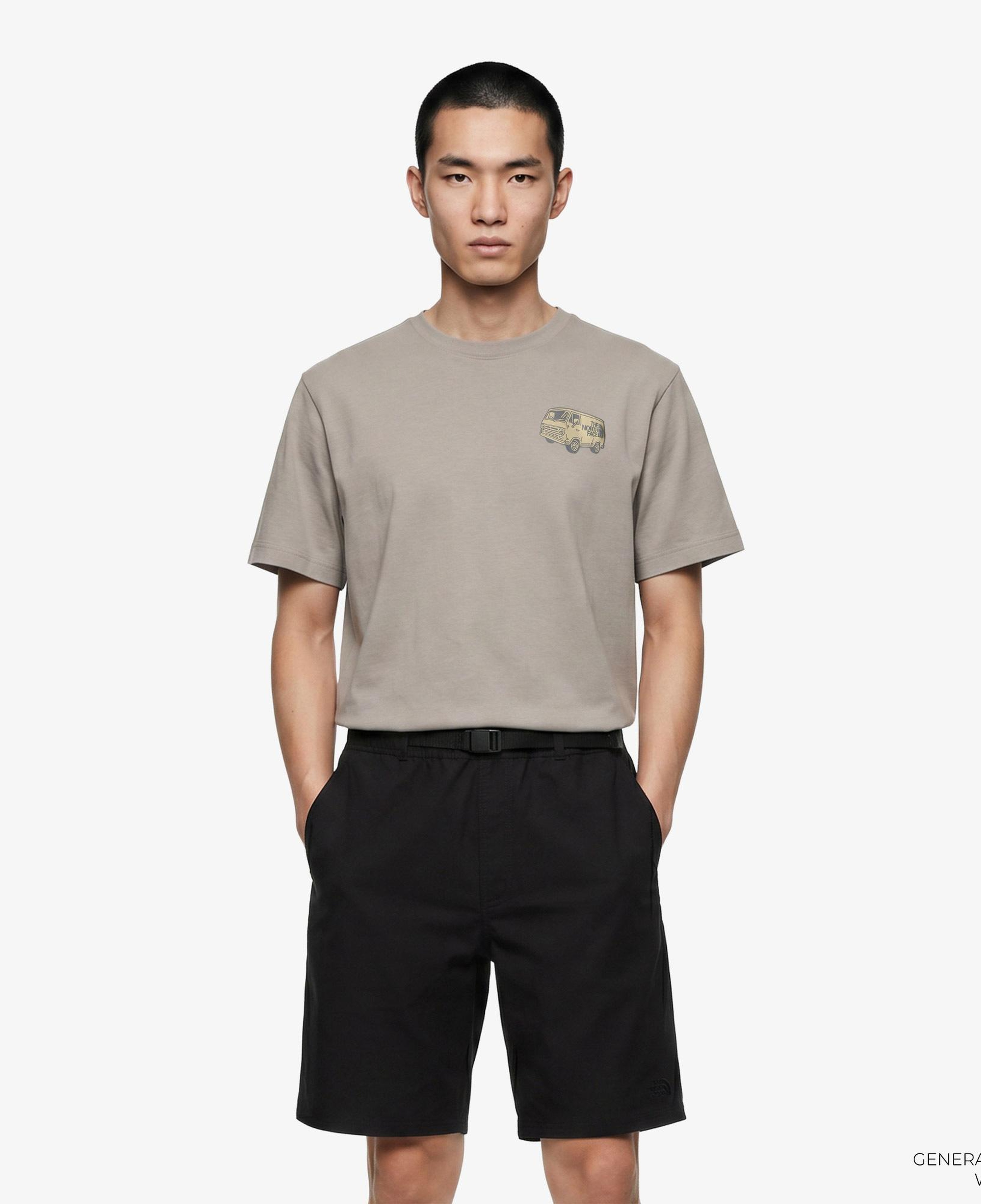 The North Face Van Life Relaxed Erkek Gri T-Shirt