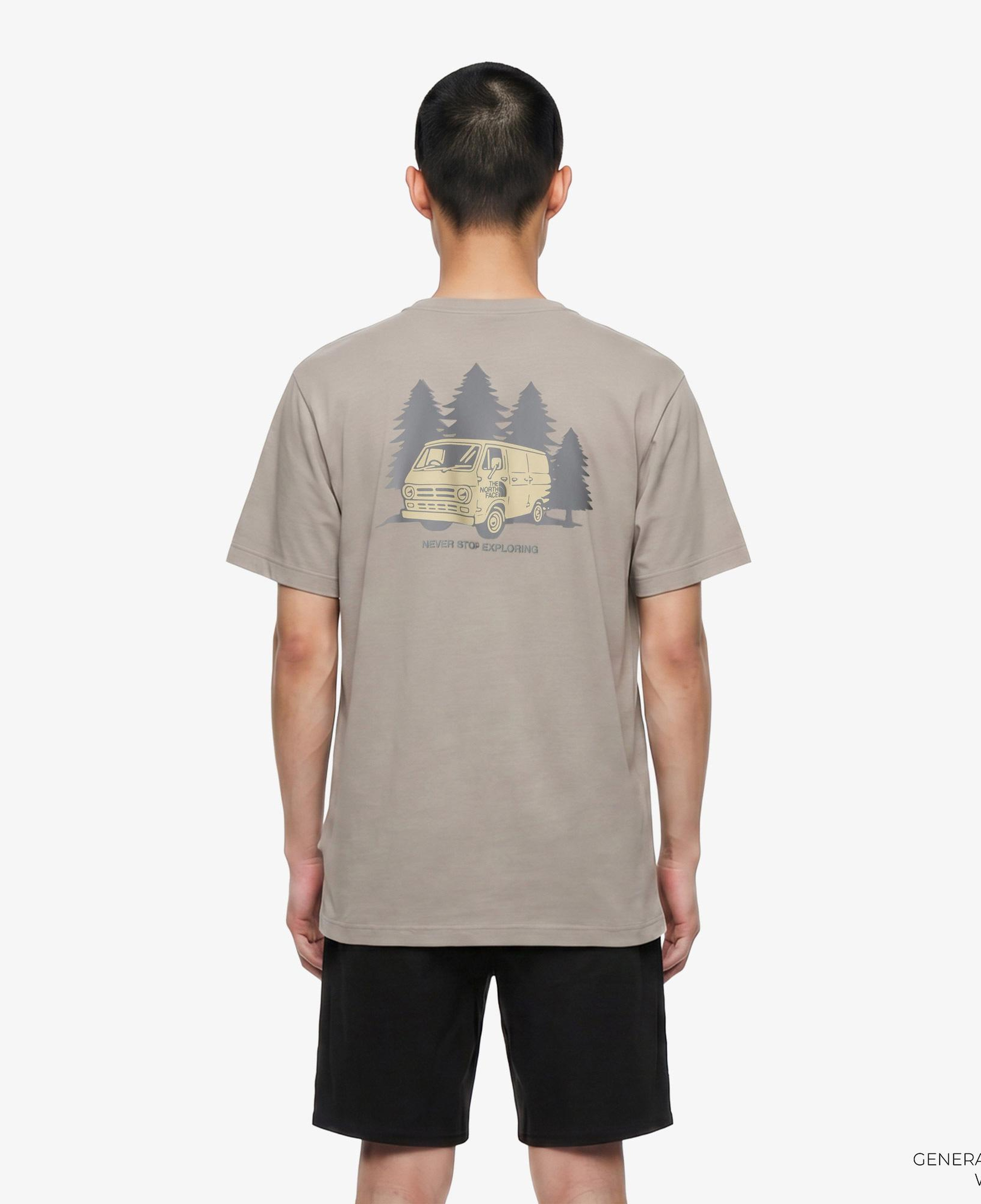 The North Face Van Life Relaxed Erkek Gri T-Shirt