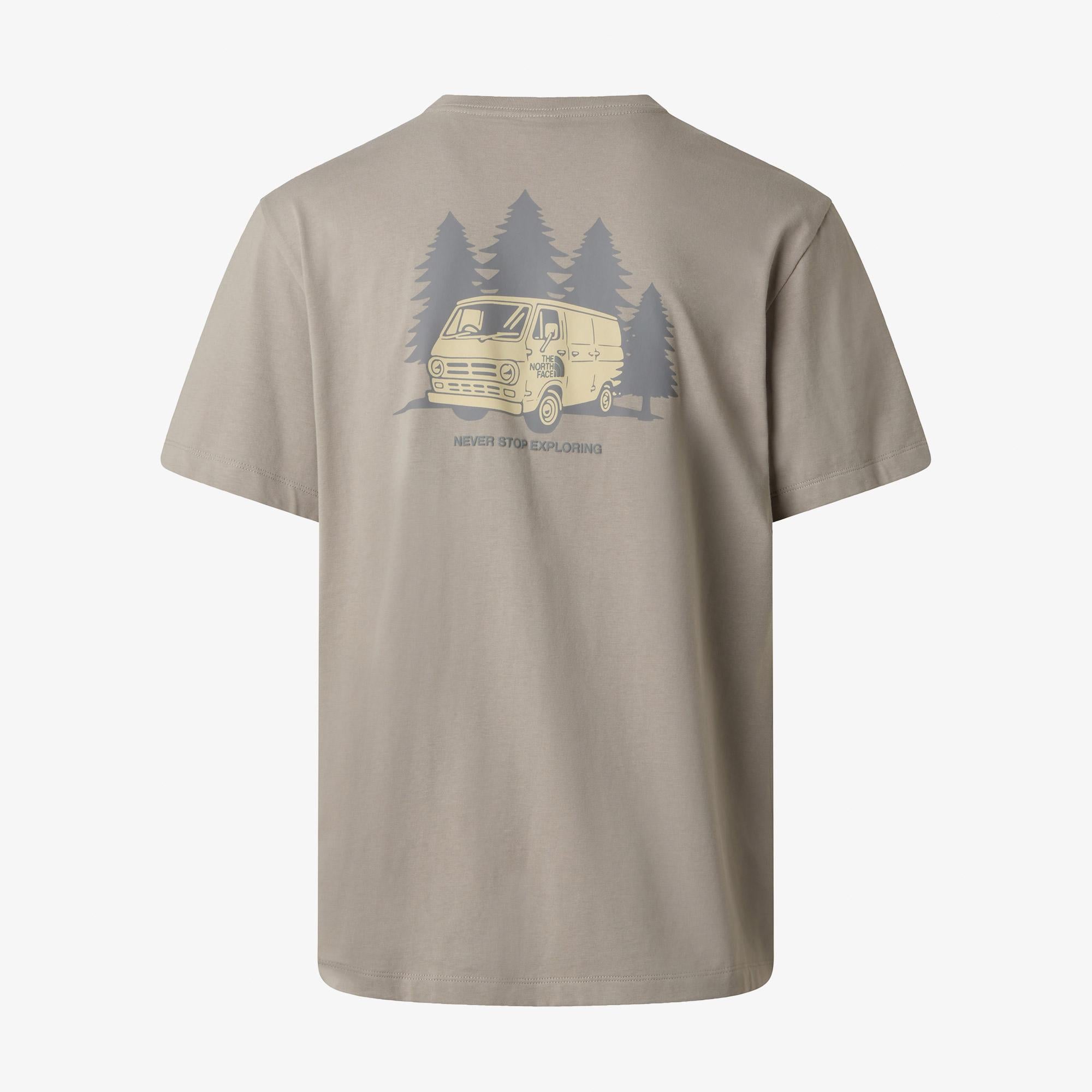 The North Face Van Life Relaxed Erkek Gri T-Shirt