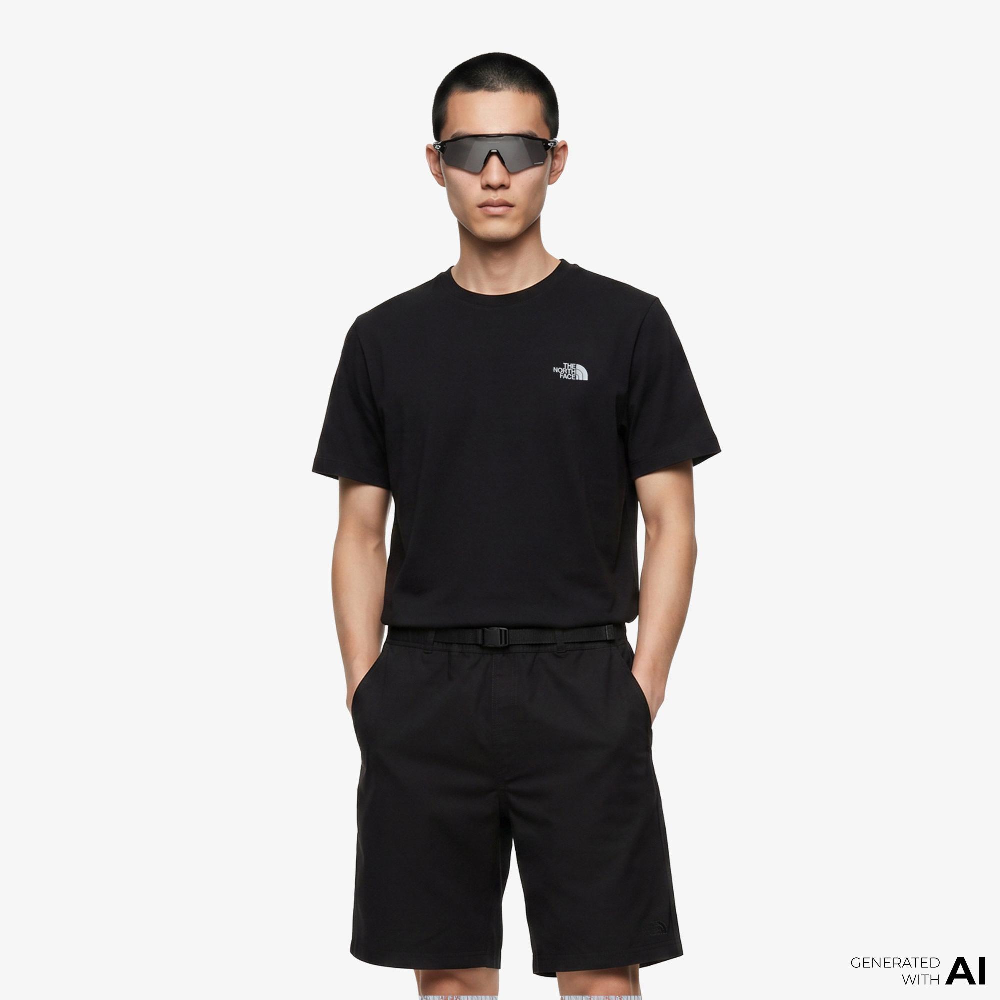 The North Face Reg Ss Erkek Siyah T-Shirt