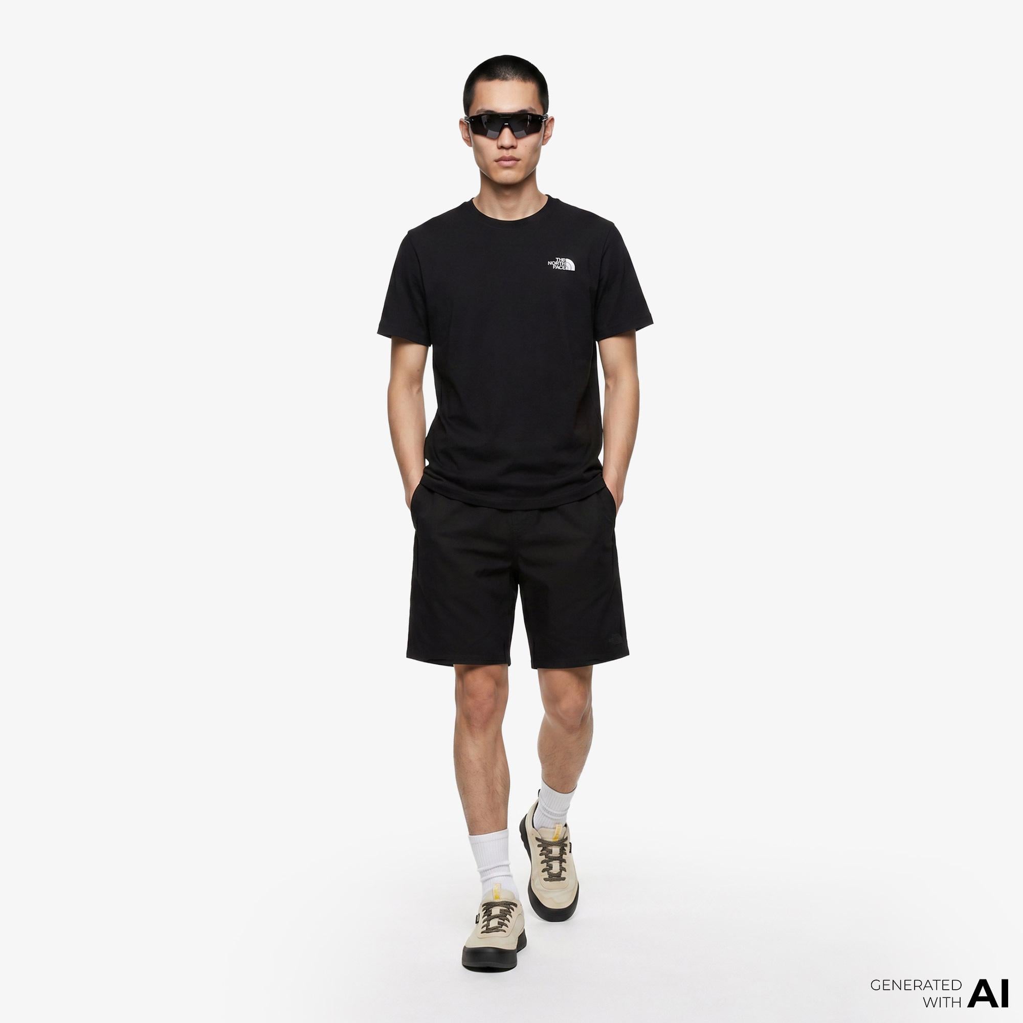 The North Face Reg Ss Erkek Siyah T-Shirt
