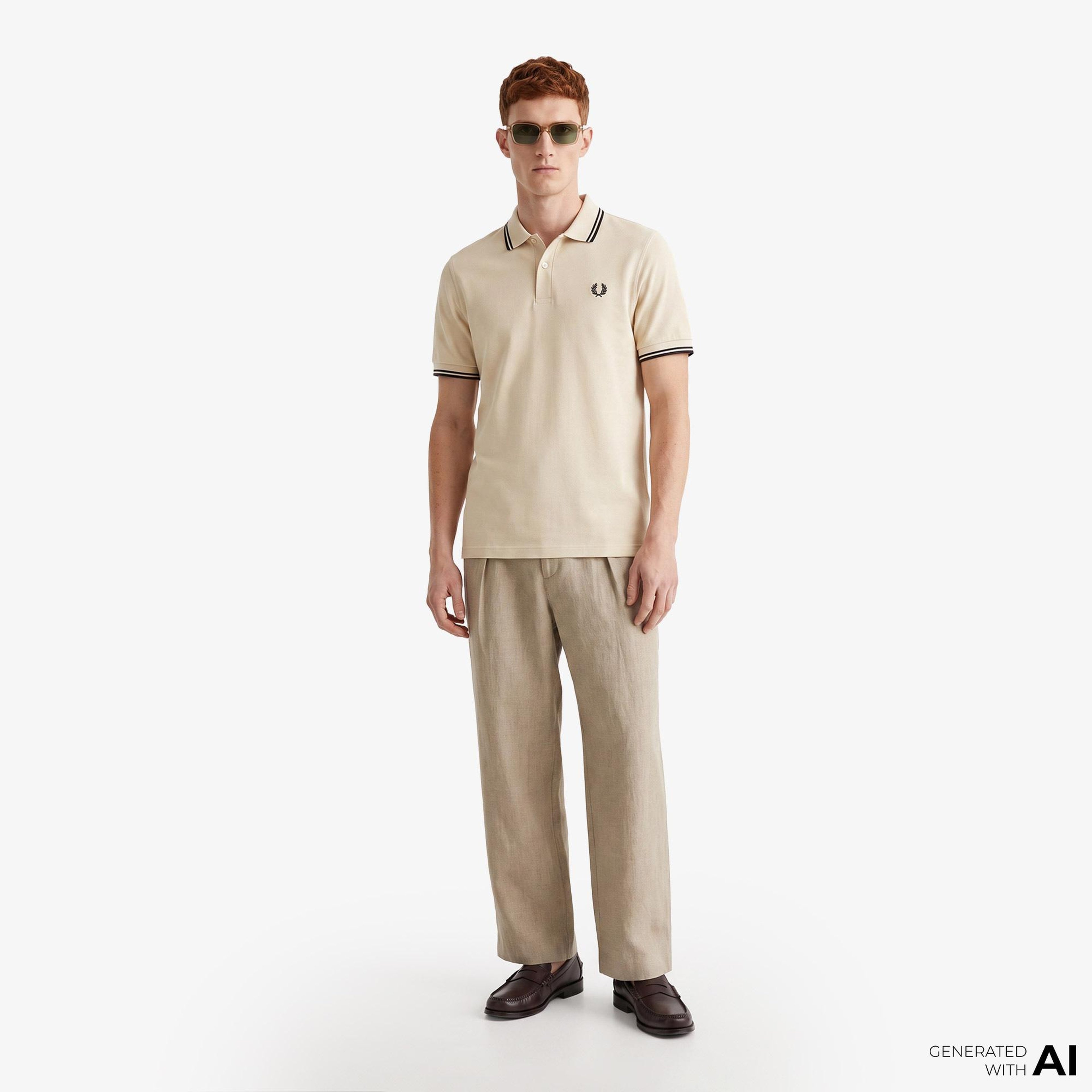 Fred Perry Erkek Siyah Polo