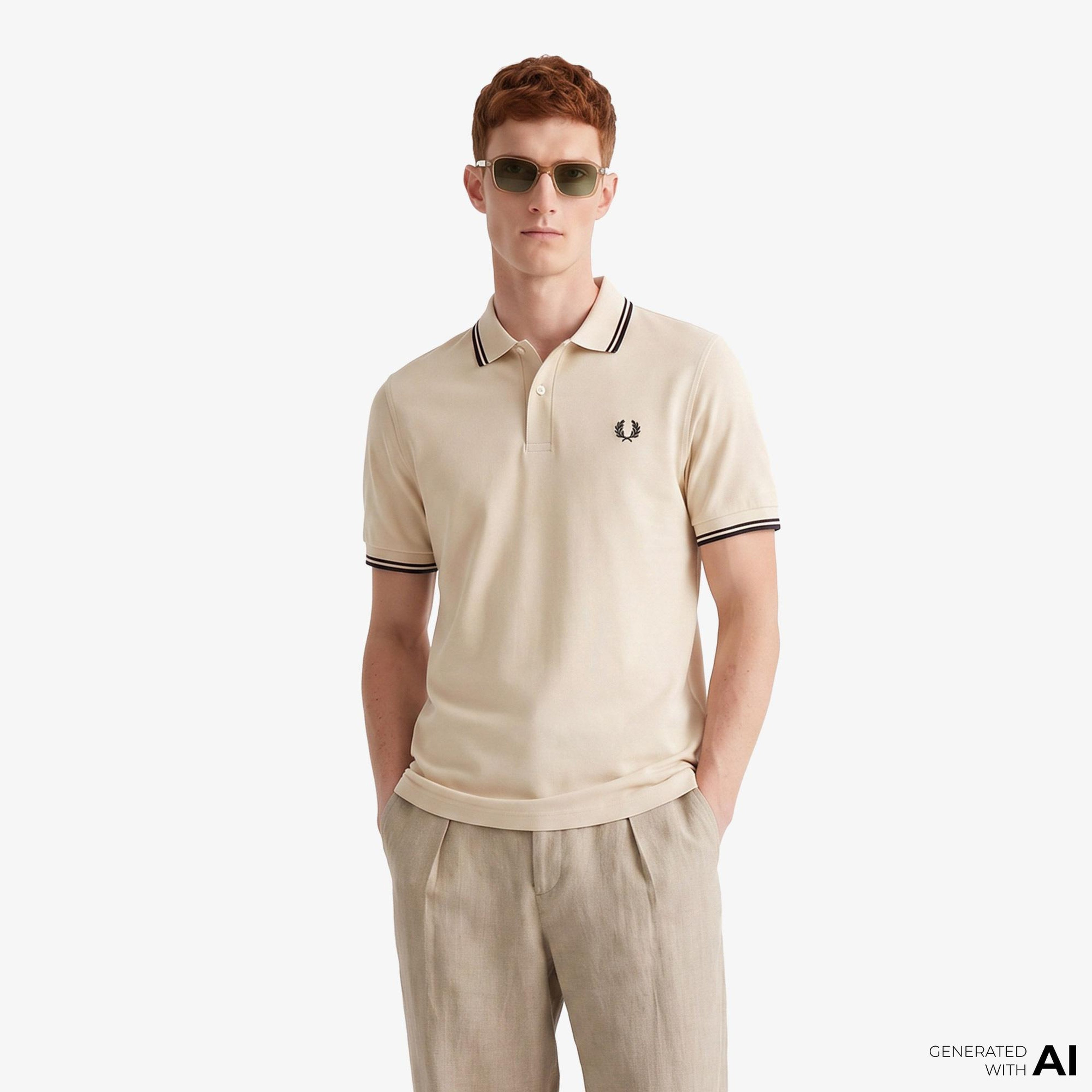 Fred Perry Erkek Siyah Polo