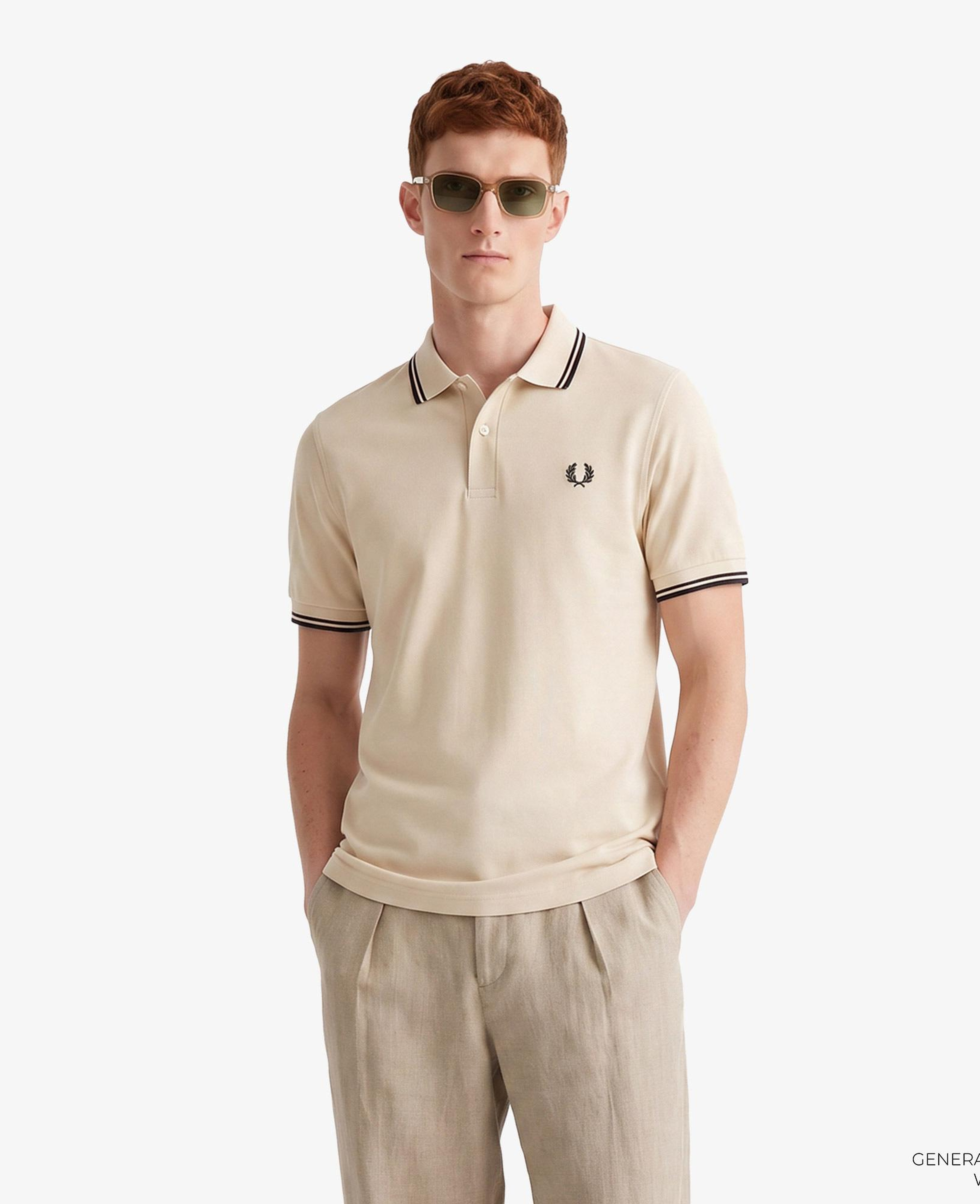 Fred Perry Erkek Siyah Polo