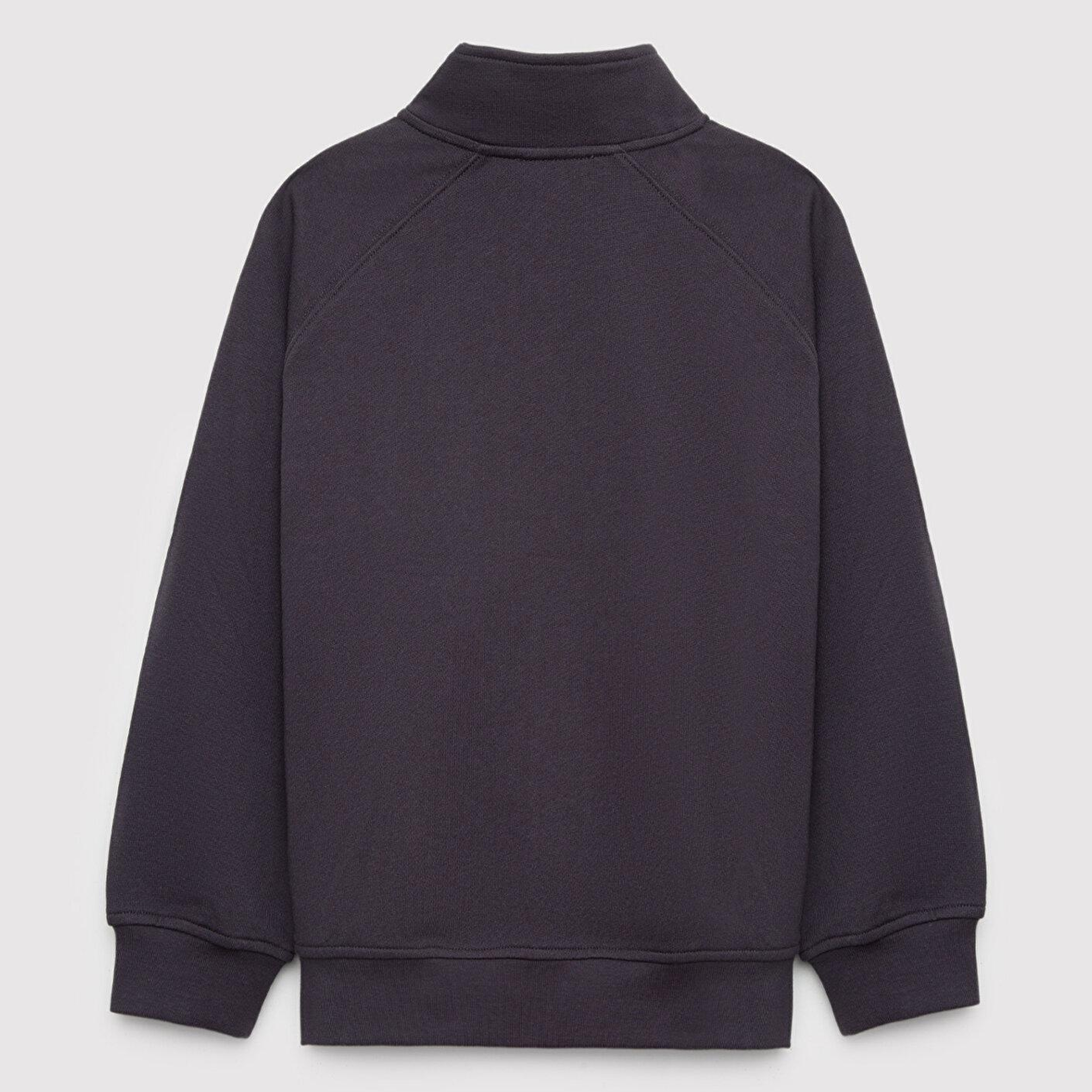 Mavi Mavi Jeans Baskılı Fermuarlı Antrasit Sweatshirt 7S10192-70087