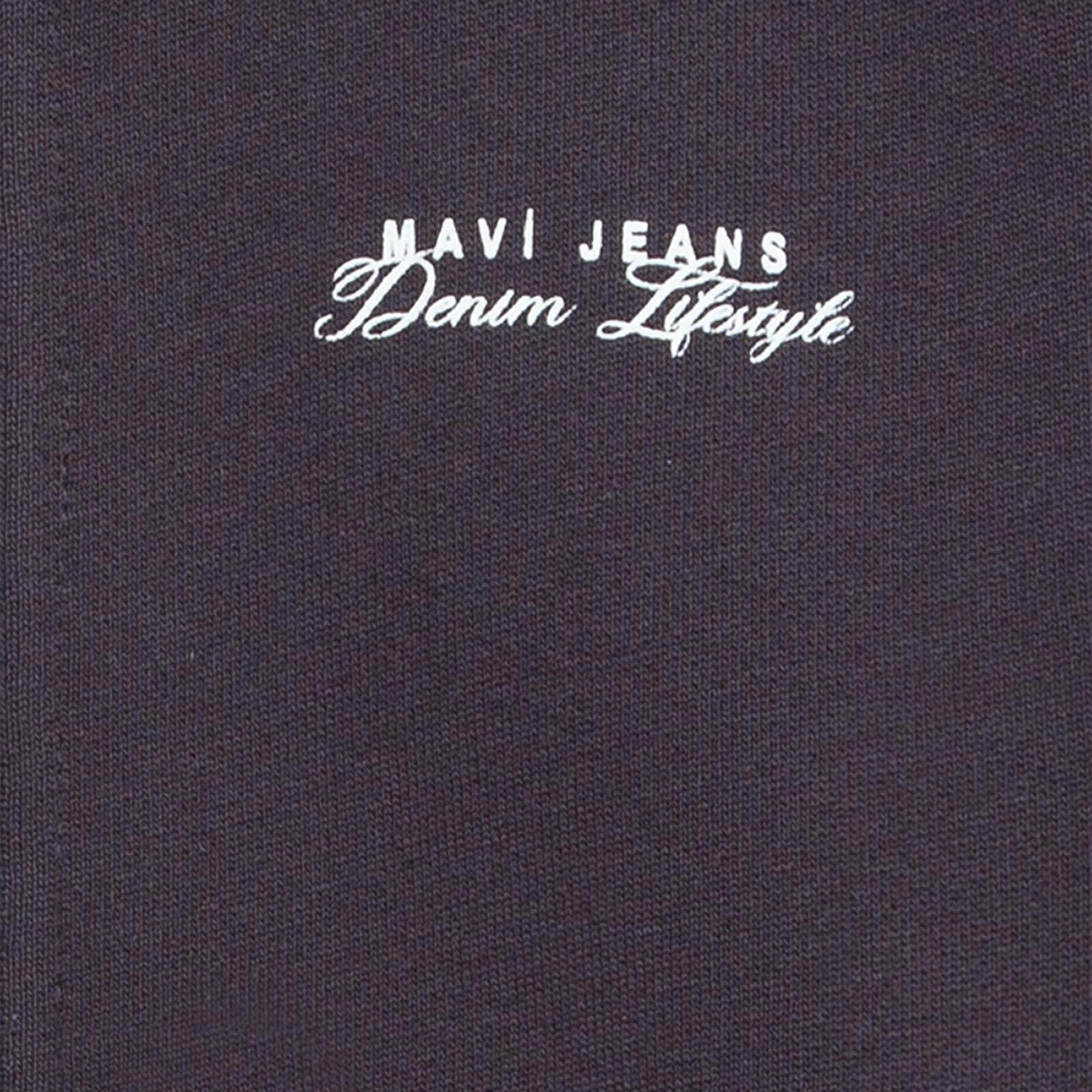 Mavi Mavi Jeans Baskılı Fermuarlı Antrasit Sweatshirt 7S10192-70087