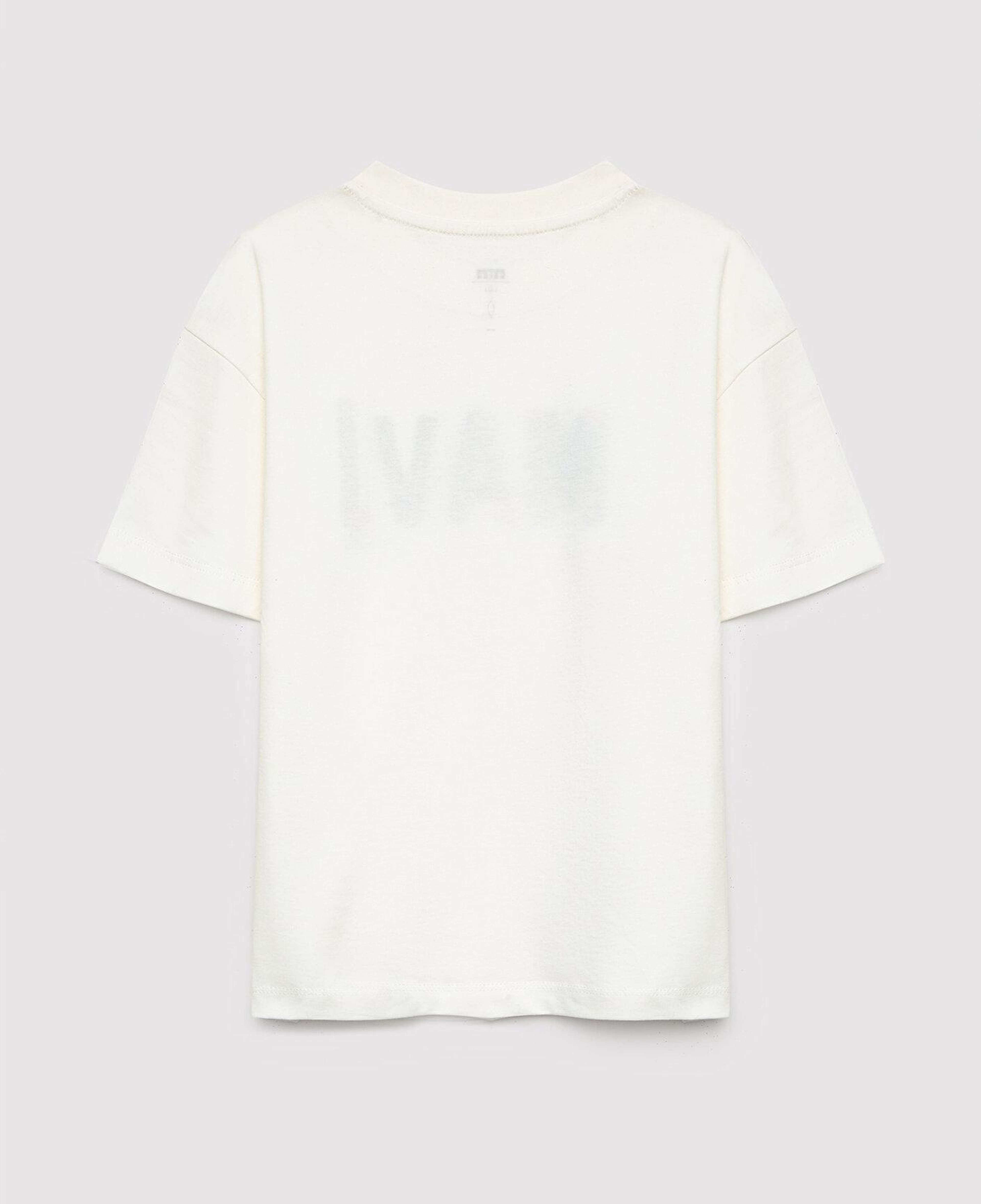 Mavi Mavi Logo Baskılı Ekru Tişört Loose Fit / Bol Rahat Kesim 7610484-80194