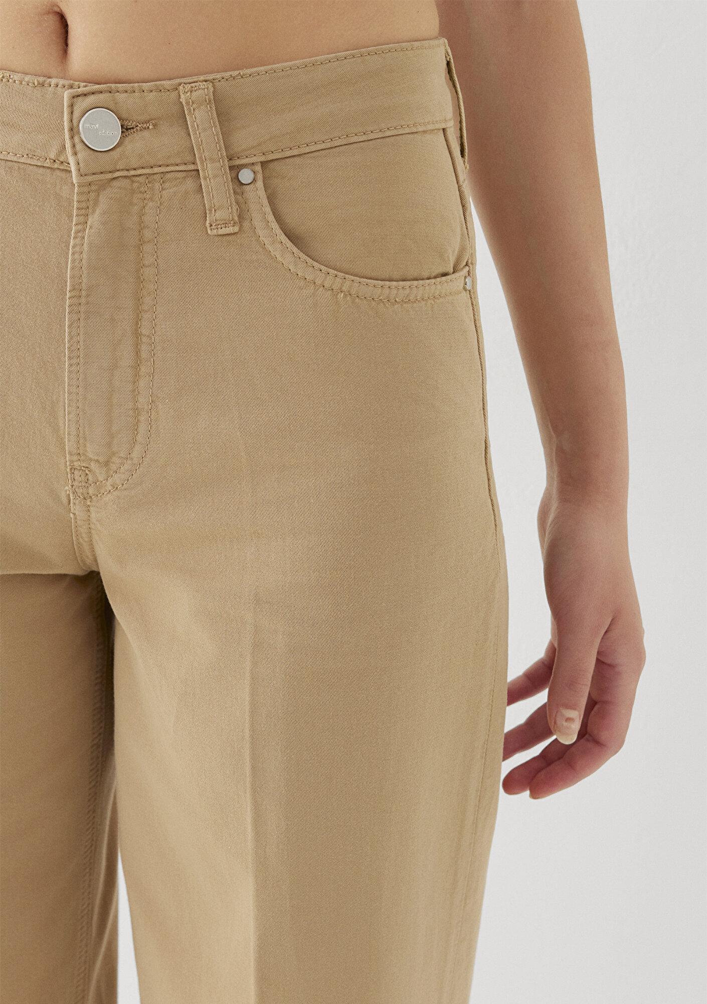 Mavi Tiya Mavi Edition Camel Gabardin Pantolon 1018900-A4201