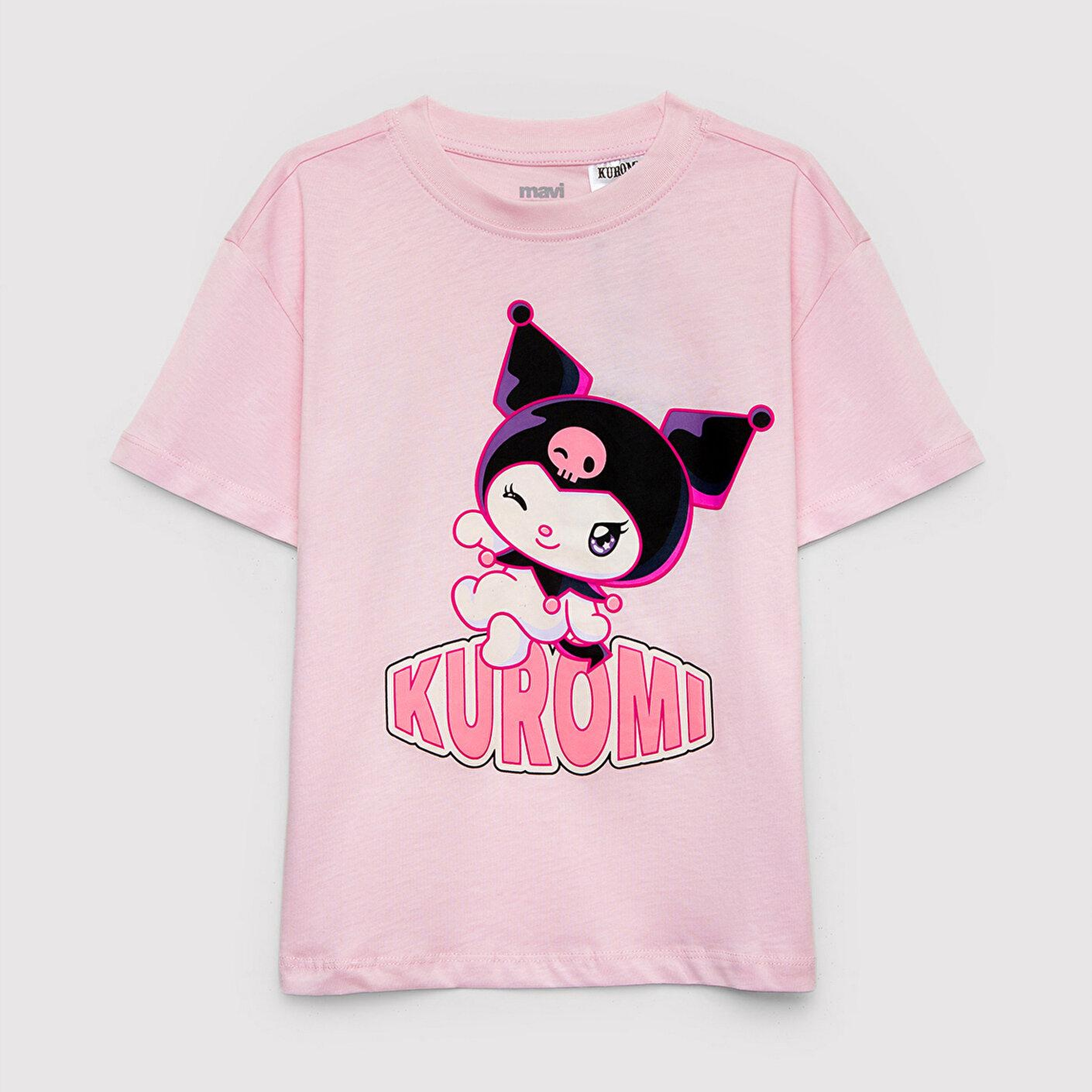 Mavi Kuromi Baskılı Tişört Loose Fit / Bol Rahat Kesim 7610477-90773