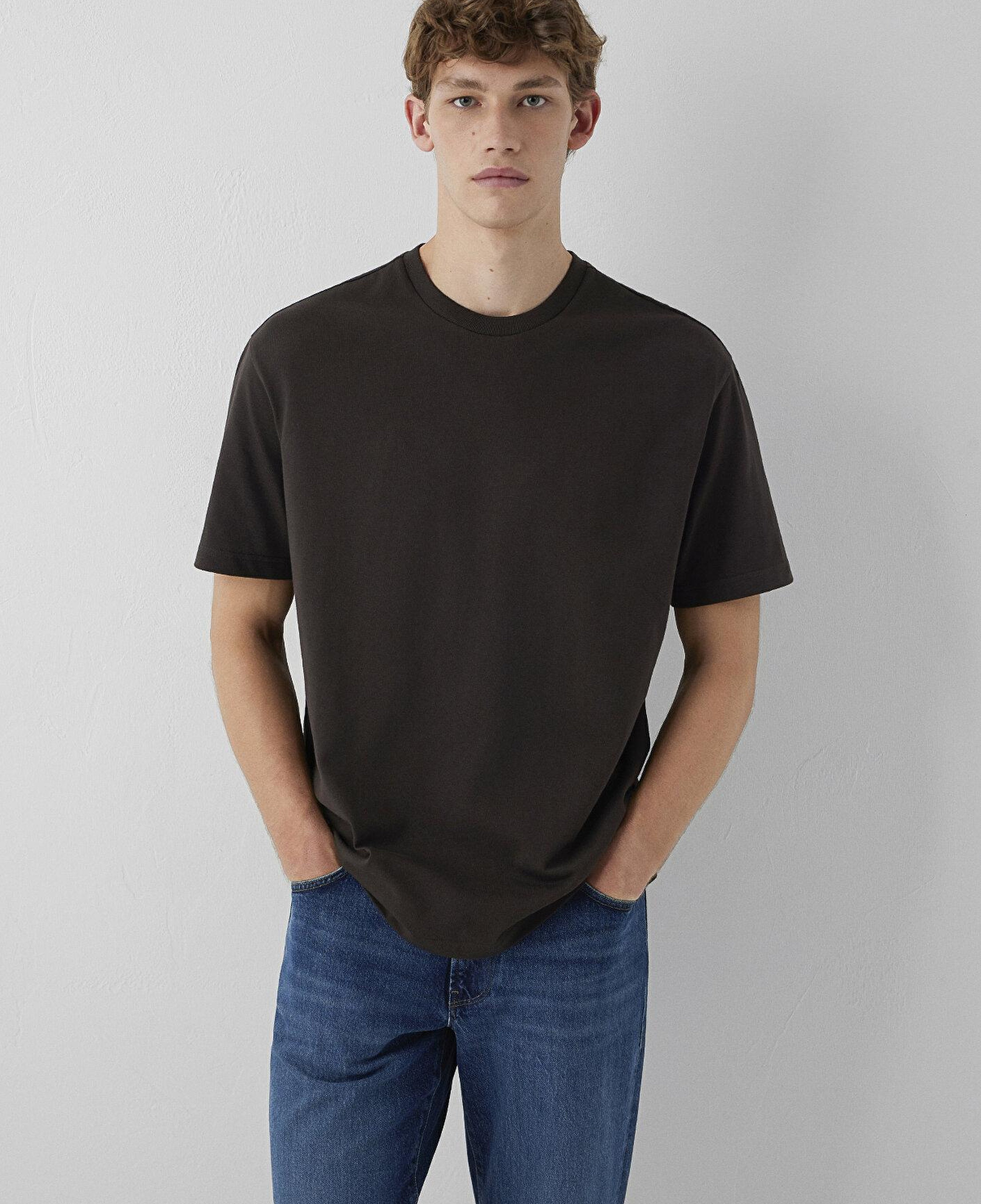 Mavi 2li Erkek Basic Tişört Loose Fit / Bol Rahat Kesim 0613555-90892