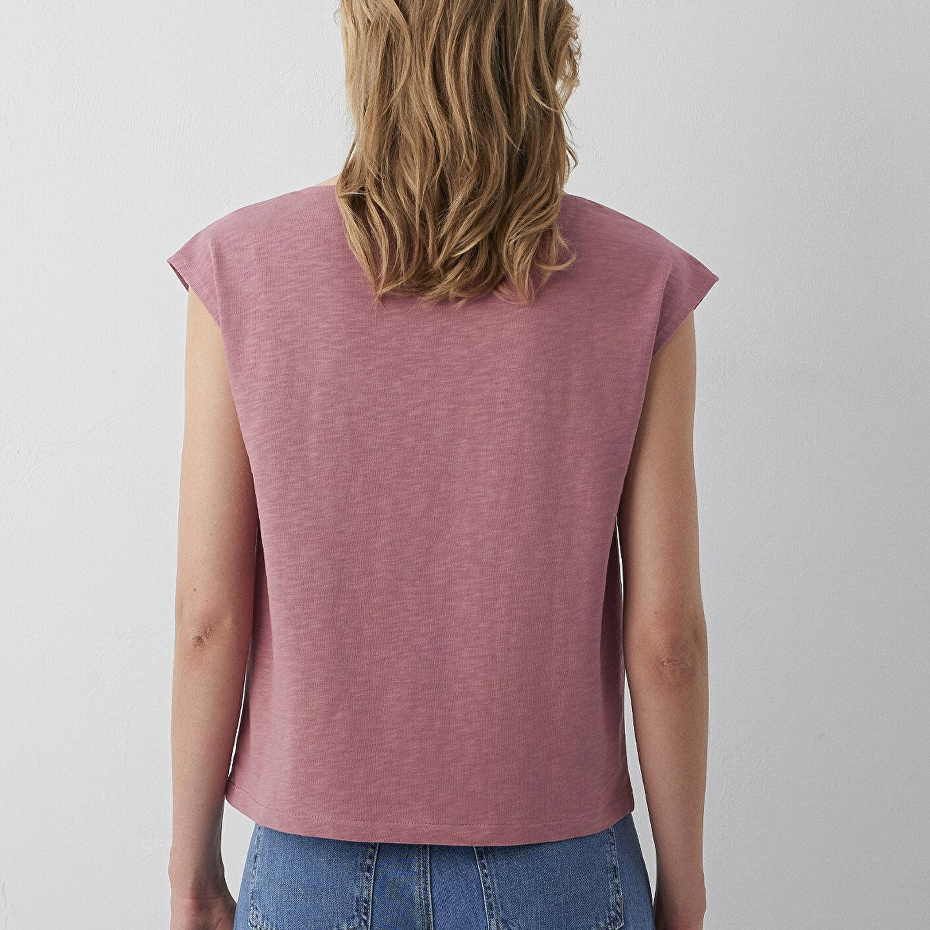 Mavi Pembe Tişört Regular Fit / Normal Kesim 1614369-90485