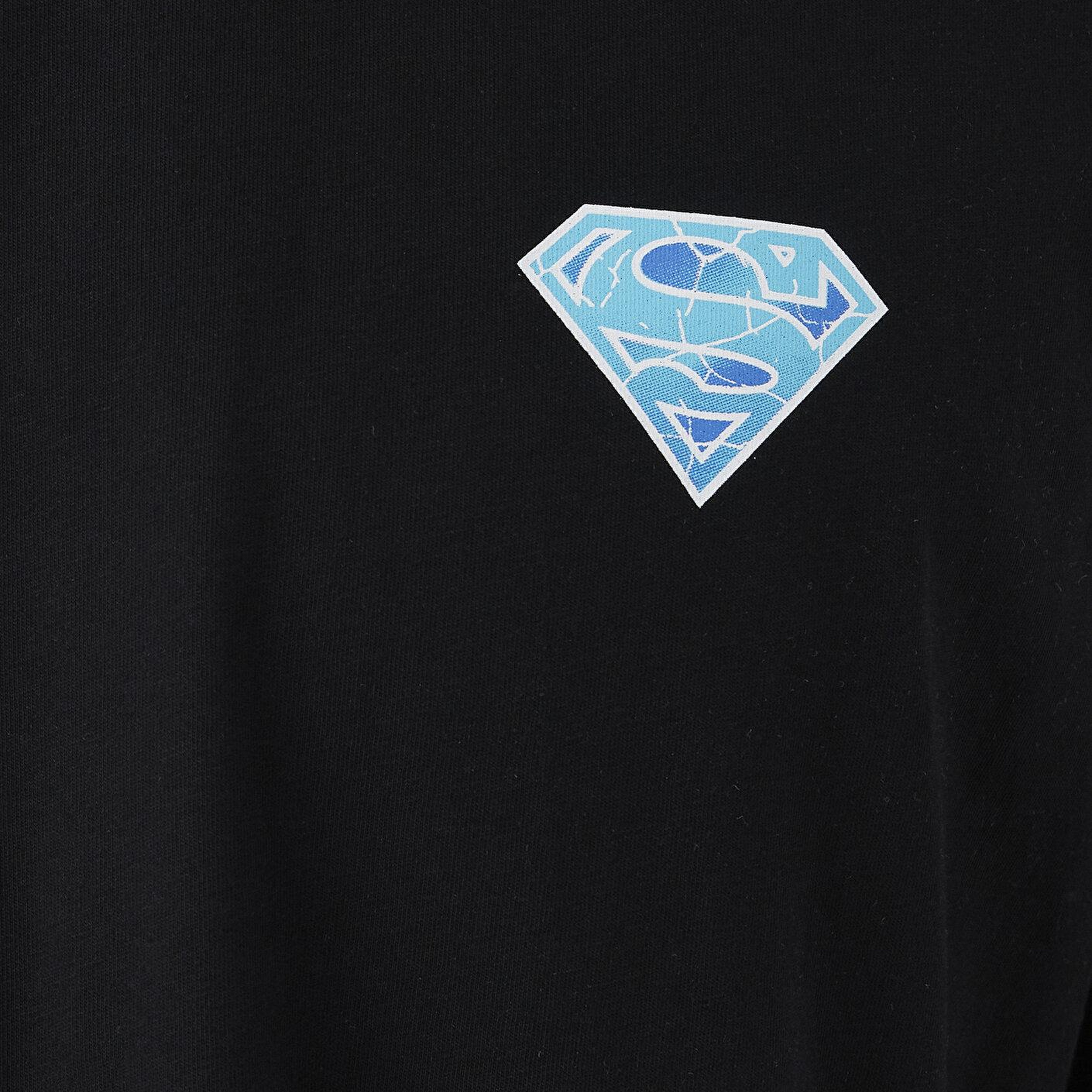 Mavi Superman Baskılı Tişört Loose Fit / Bol Rahat Kesim 0613572-900