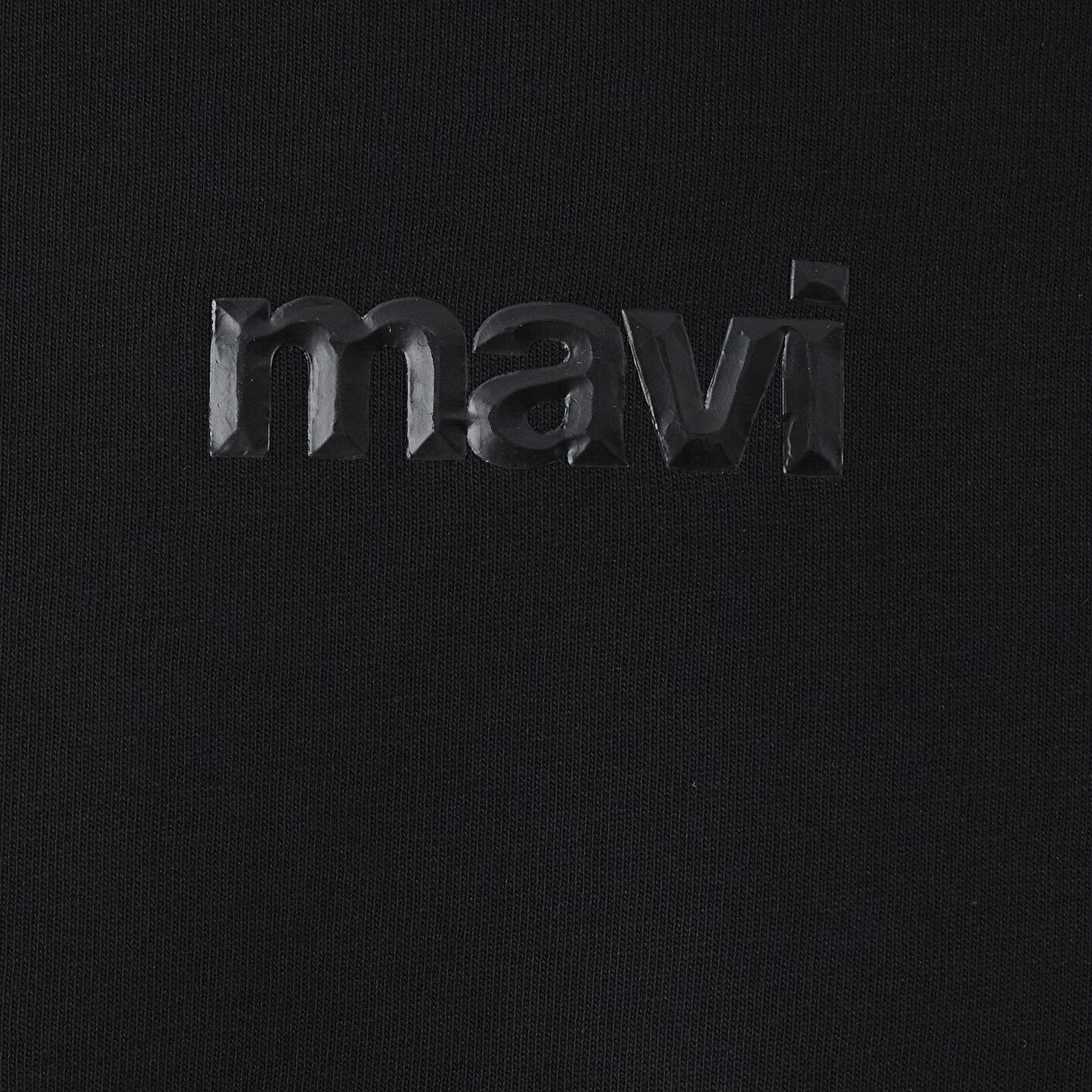Mavi Mavi Baskılı Siyah Tişört Oversize / Geniş Kesim 0613553-900