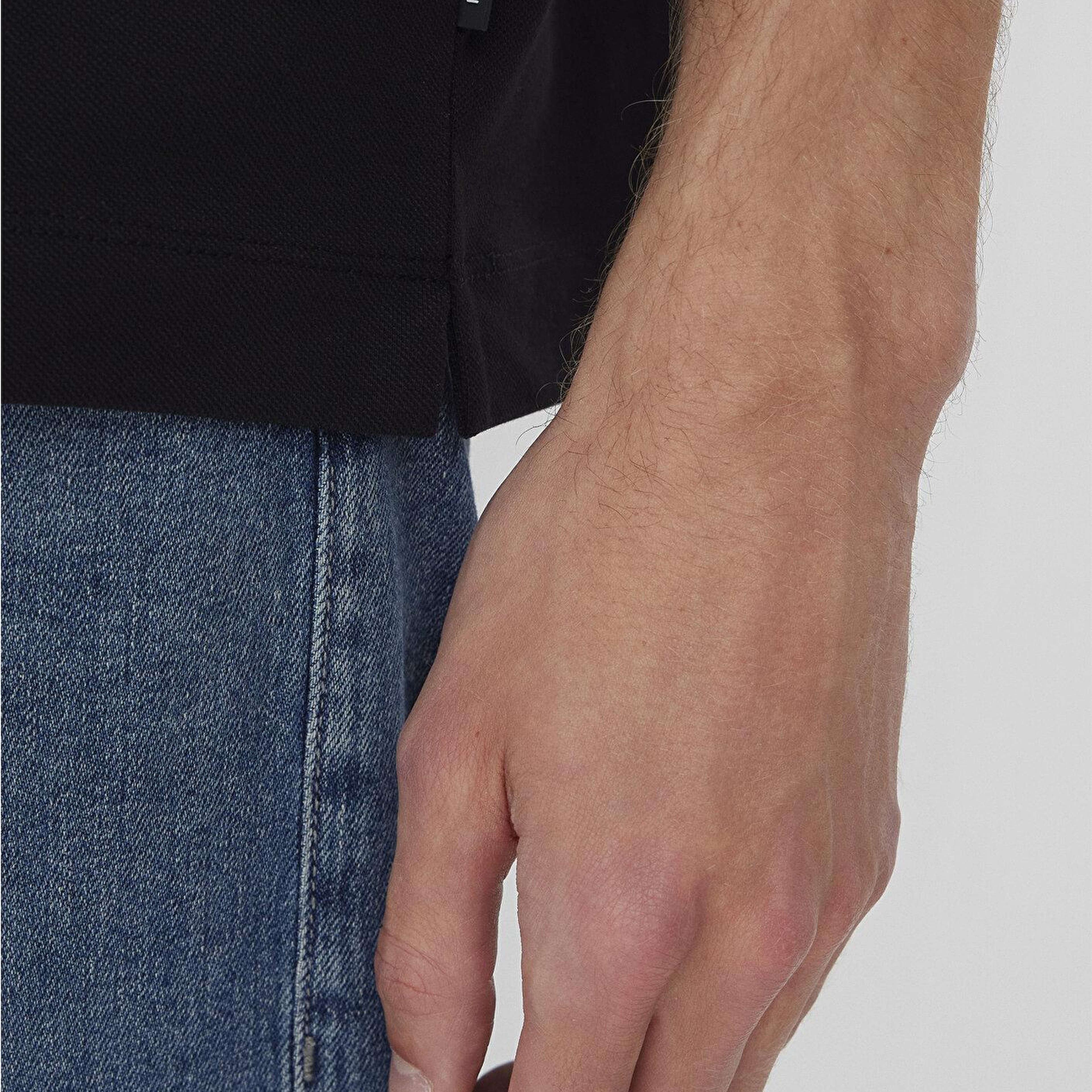 Mavi Yarı fermuarlı Siyah Polo Tişört Regular Fit / Normal Kesim 0613535-900