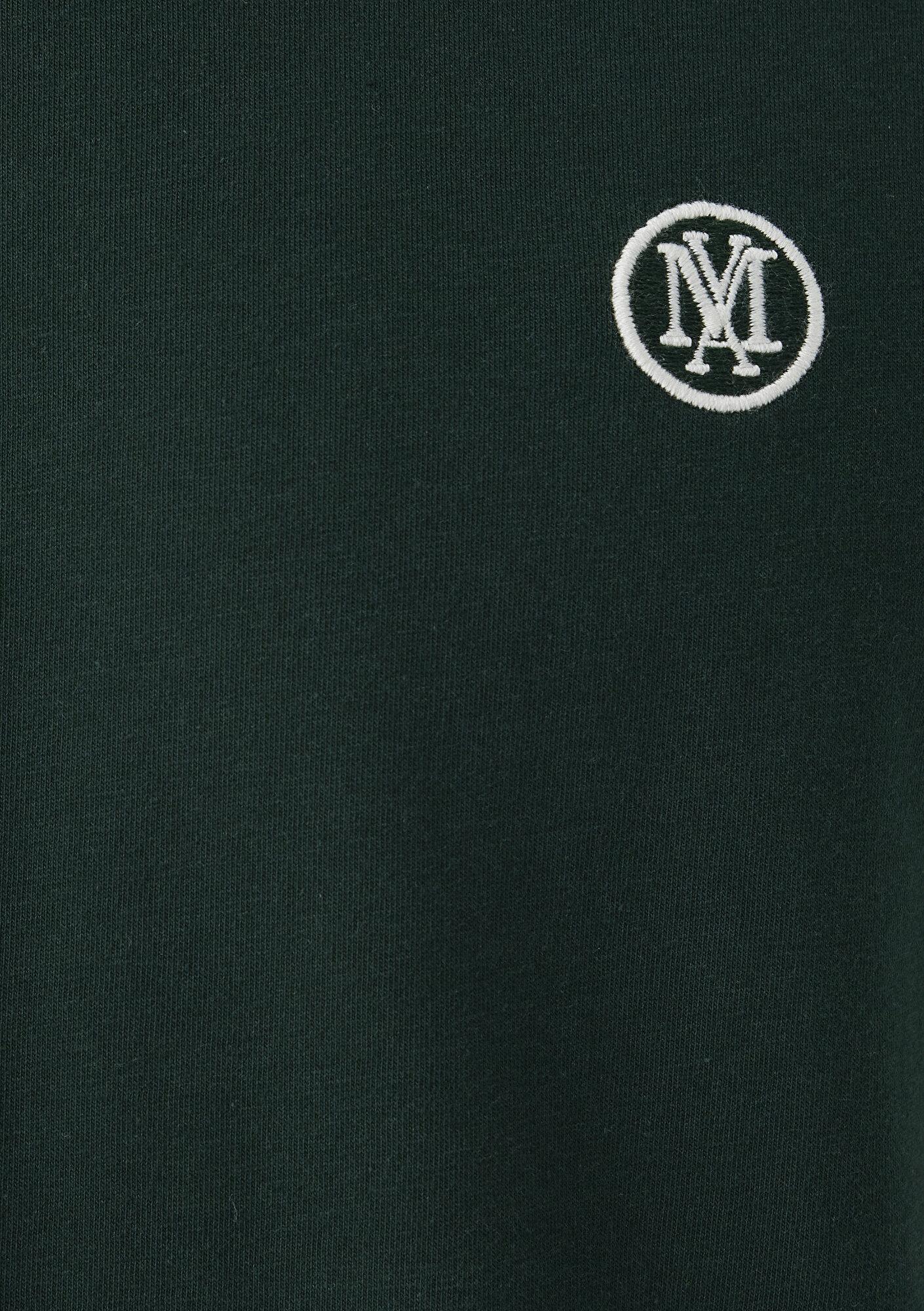Mavi Mavi Logo İşlemeli Yeşil Basic Tişört Loose Fit / Bol Rahat Kesim 067074-85173