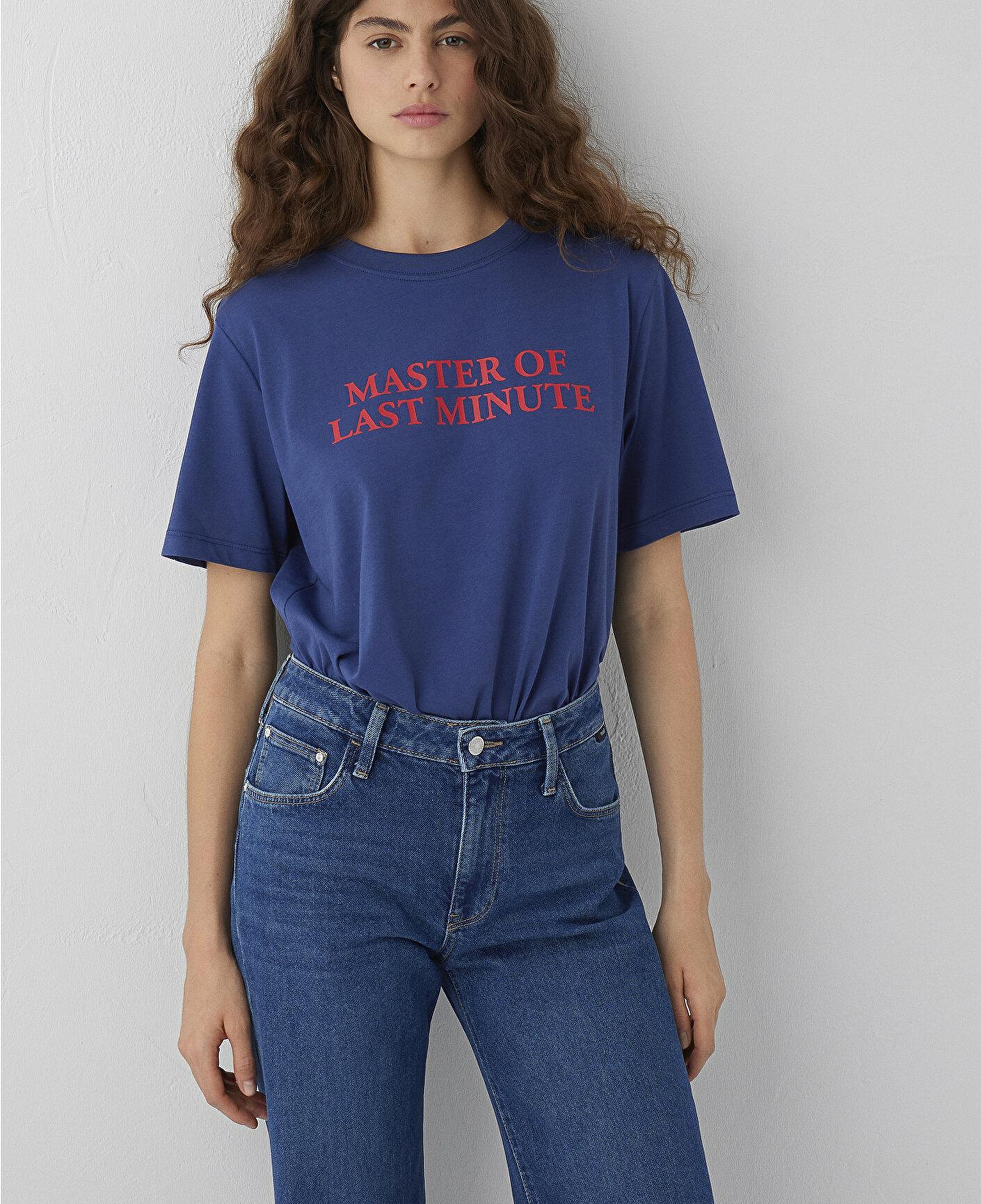 Mavi Slogan Baskılı Lacivert Tişört Regular Fit / Normal Kesim 1614145-70899
