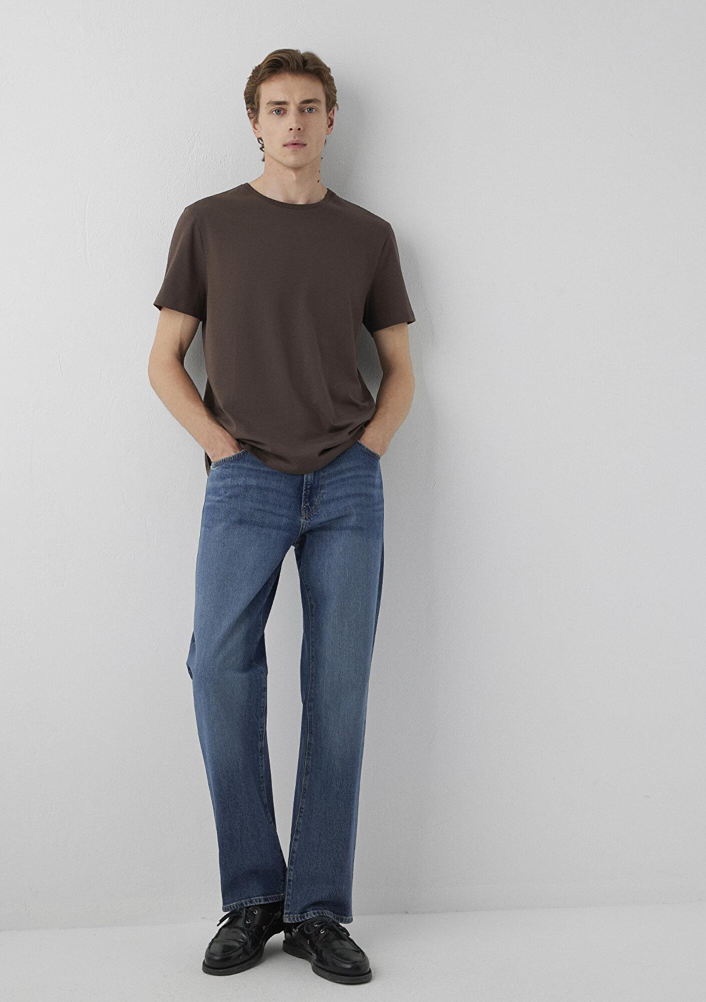 Mavi 2li Erkek Basic Tişört Slim Fit / Dar Kesim 0611288-71577