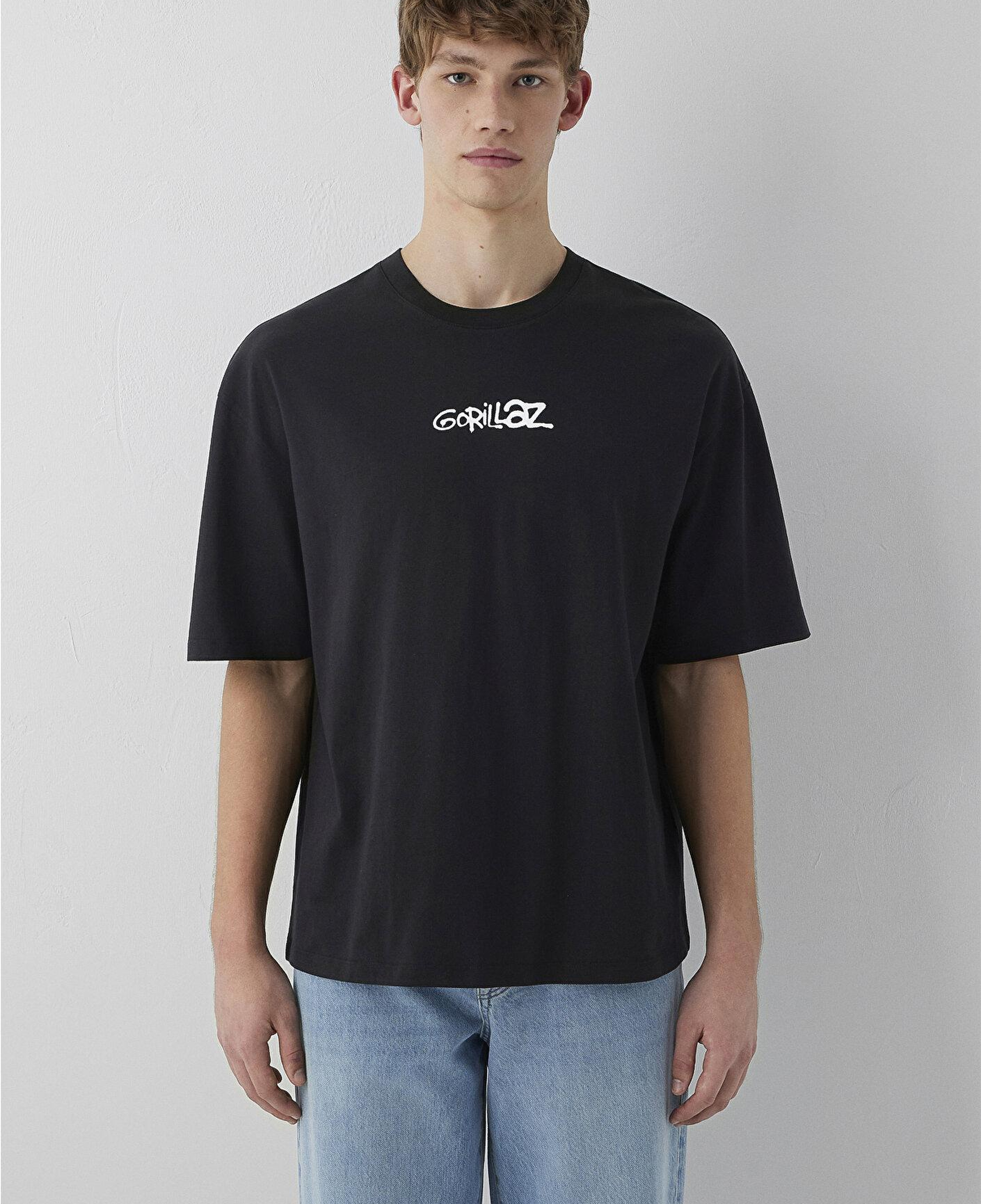 Mavi Gorillaz Baskılı Tişört Oversize / Geniş Kesim 0620171-900