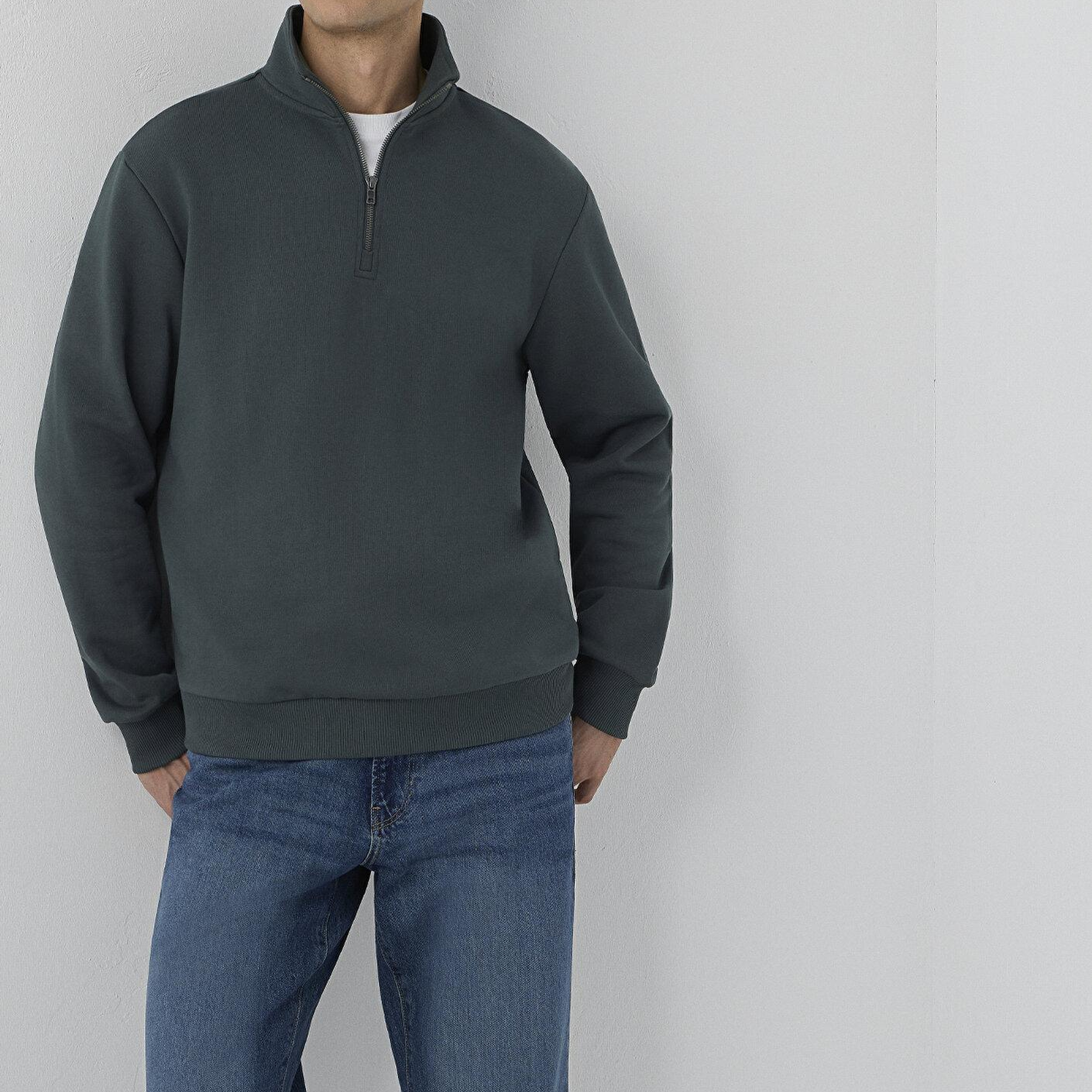 Mavi Yeşil Sweatshirt 0S20027-71598