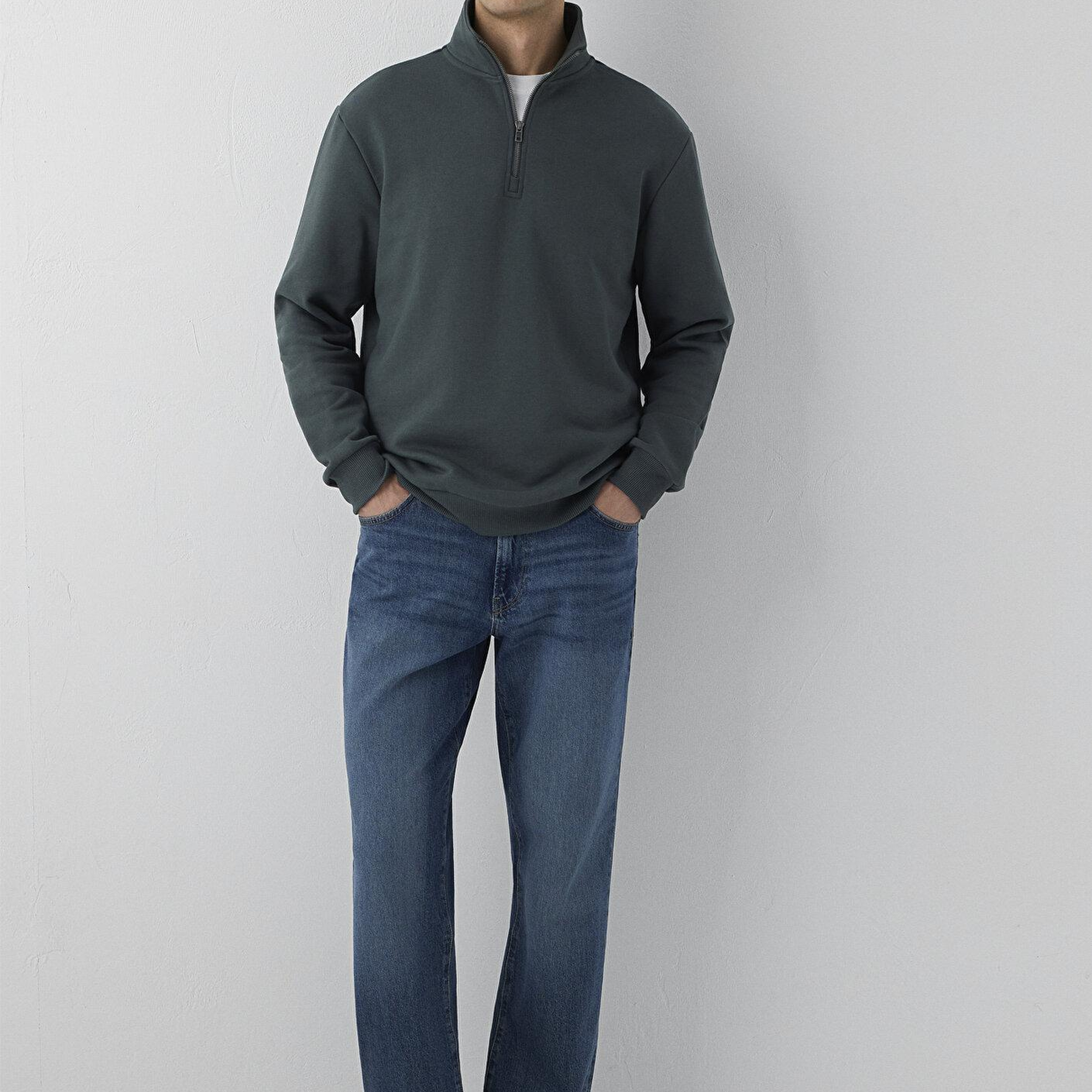 Mavi Yeşil Sweatshirt 0S20027-71598