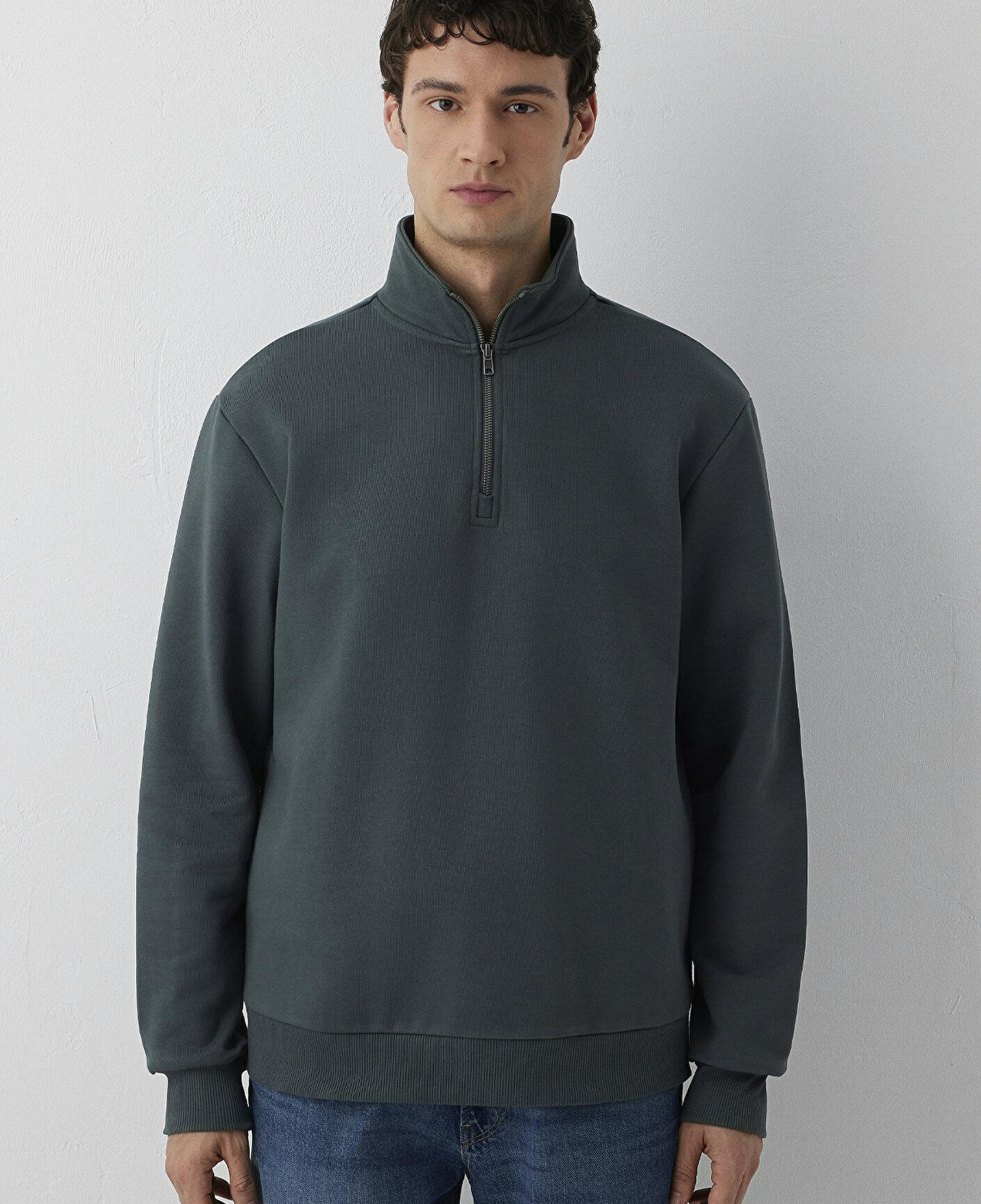 Mavi Yeşil Sweatshirt 0S20027-71598