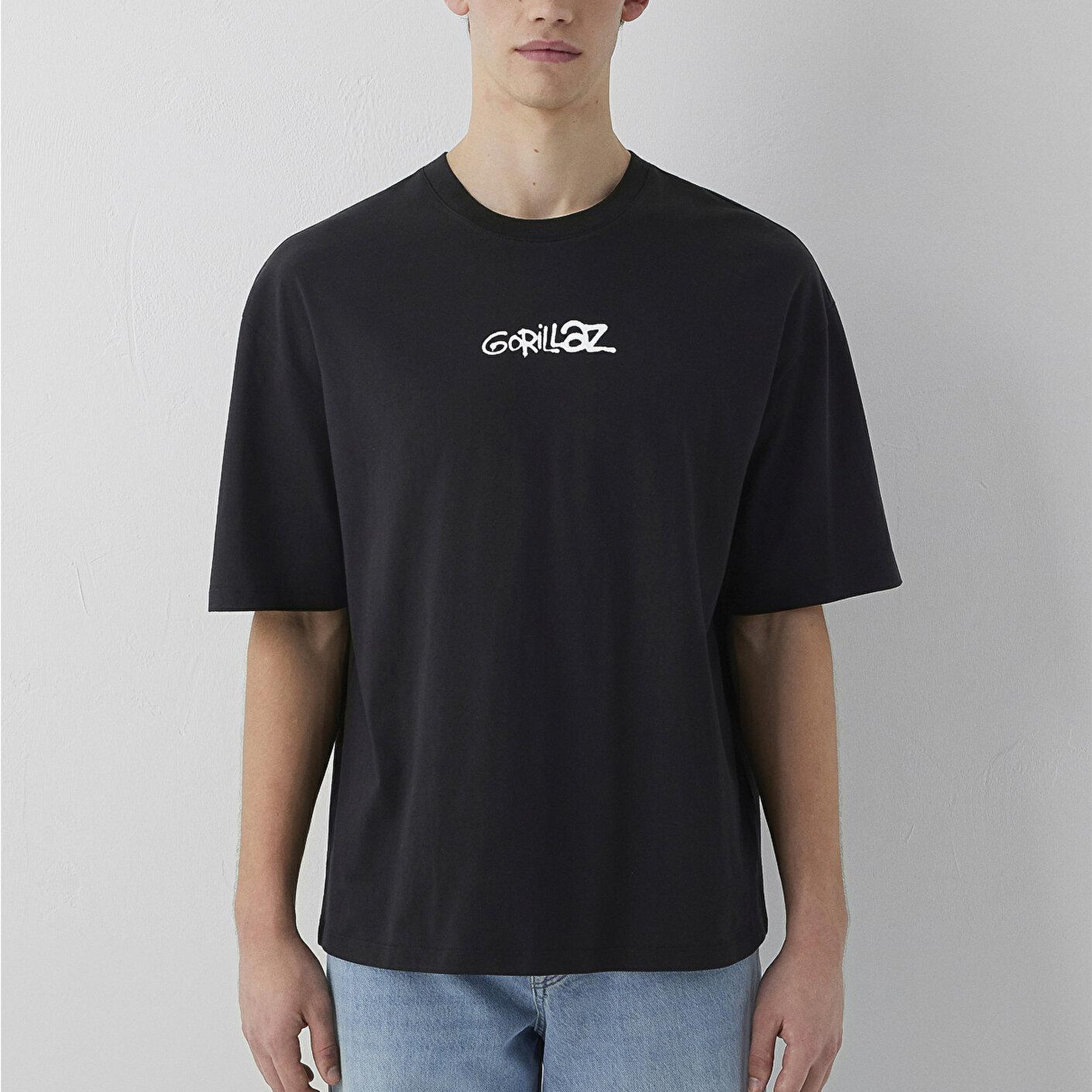 Mavi Gorillaz Baskılı Tişört Oversize / Geniş Kesim 0620171-900