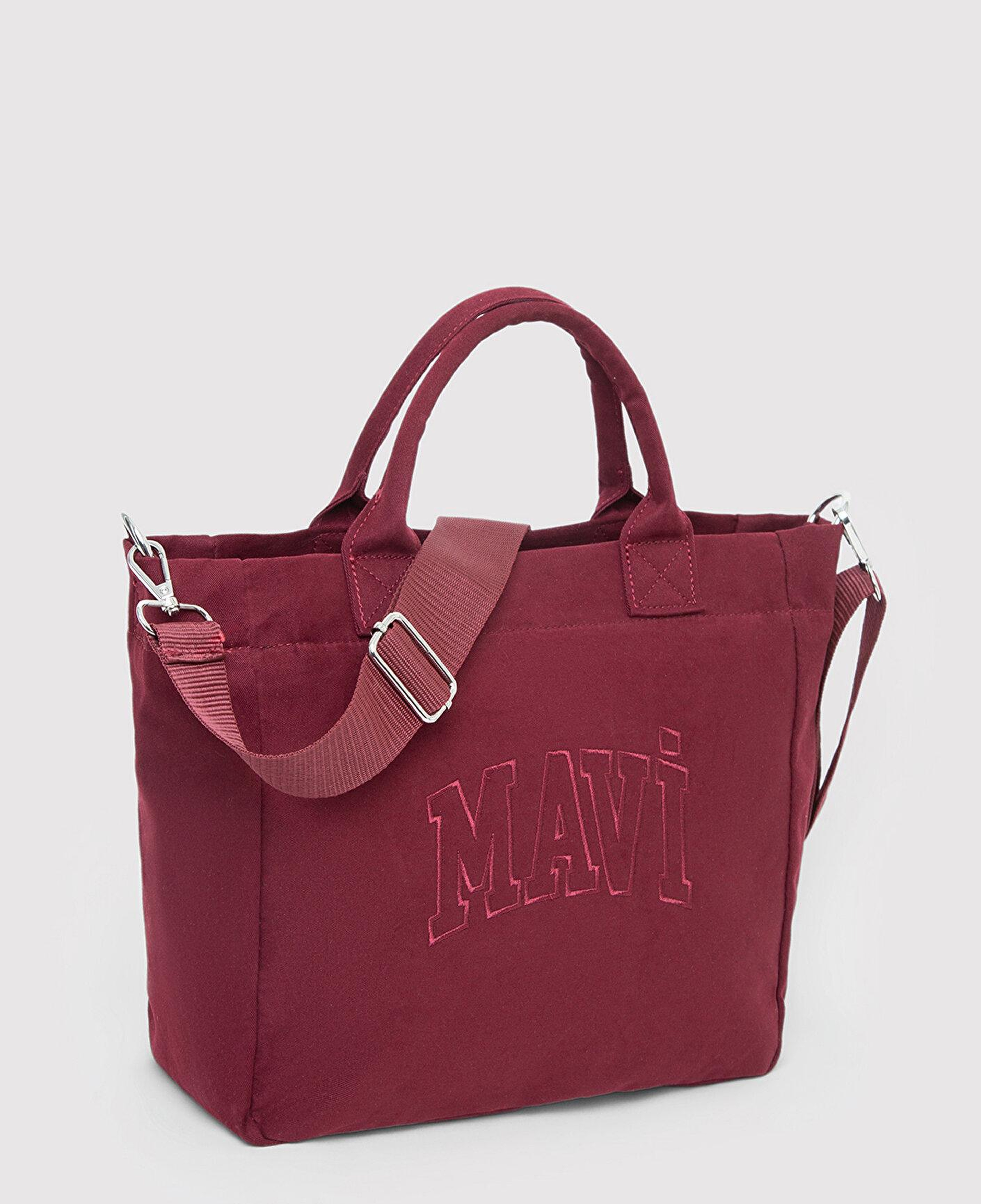 Mavi Mavi Logo Nakışlı Bordo Omuz Çantası 1914358-70404