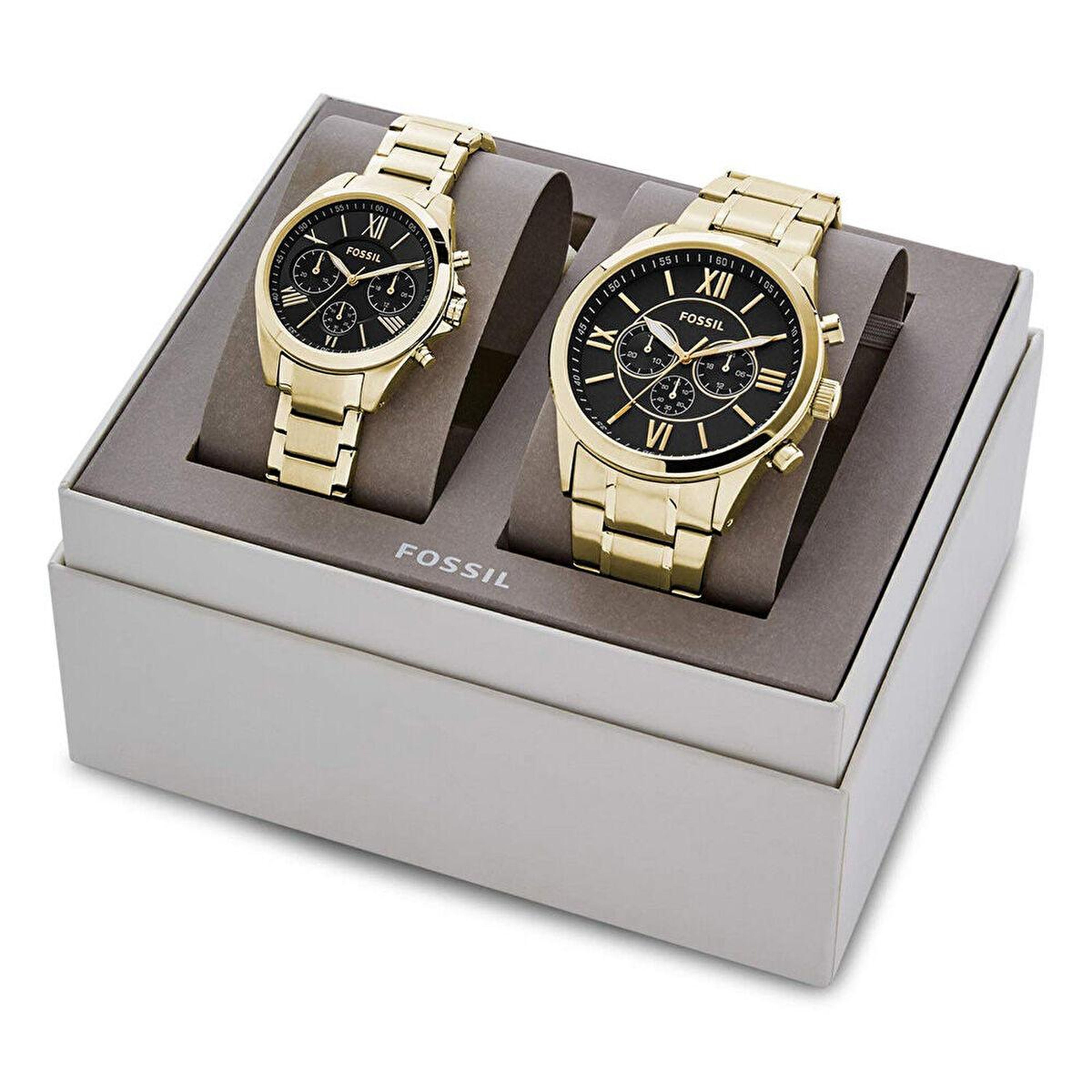 Fossil FBQ2400SET Erkek Kol Saati ve Kadın Kol Saati