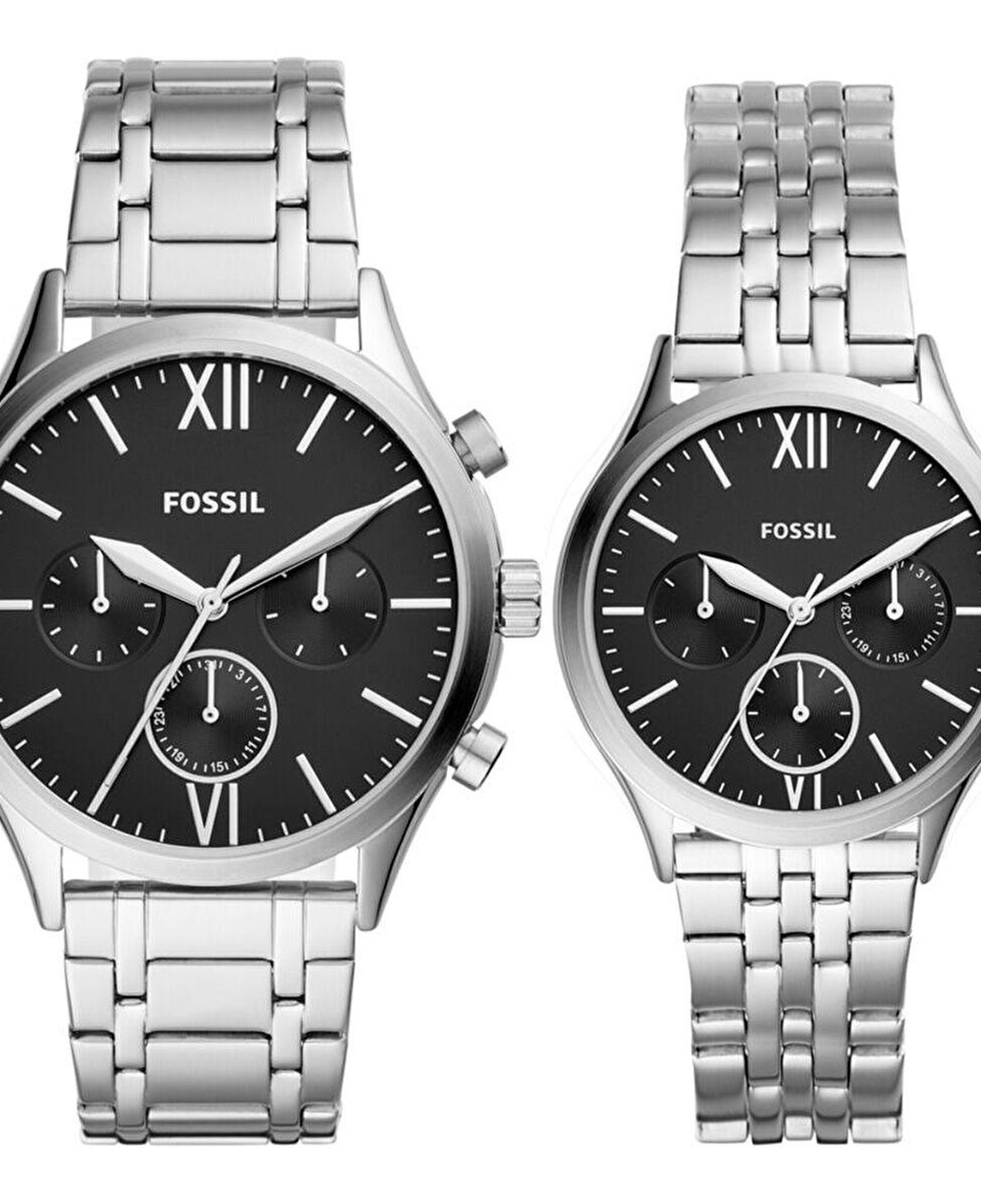 Fossil FBQ2469SET Erkek Kol Saati ve Kadın Kol Saati