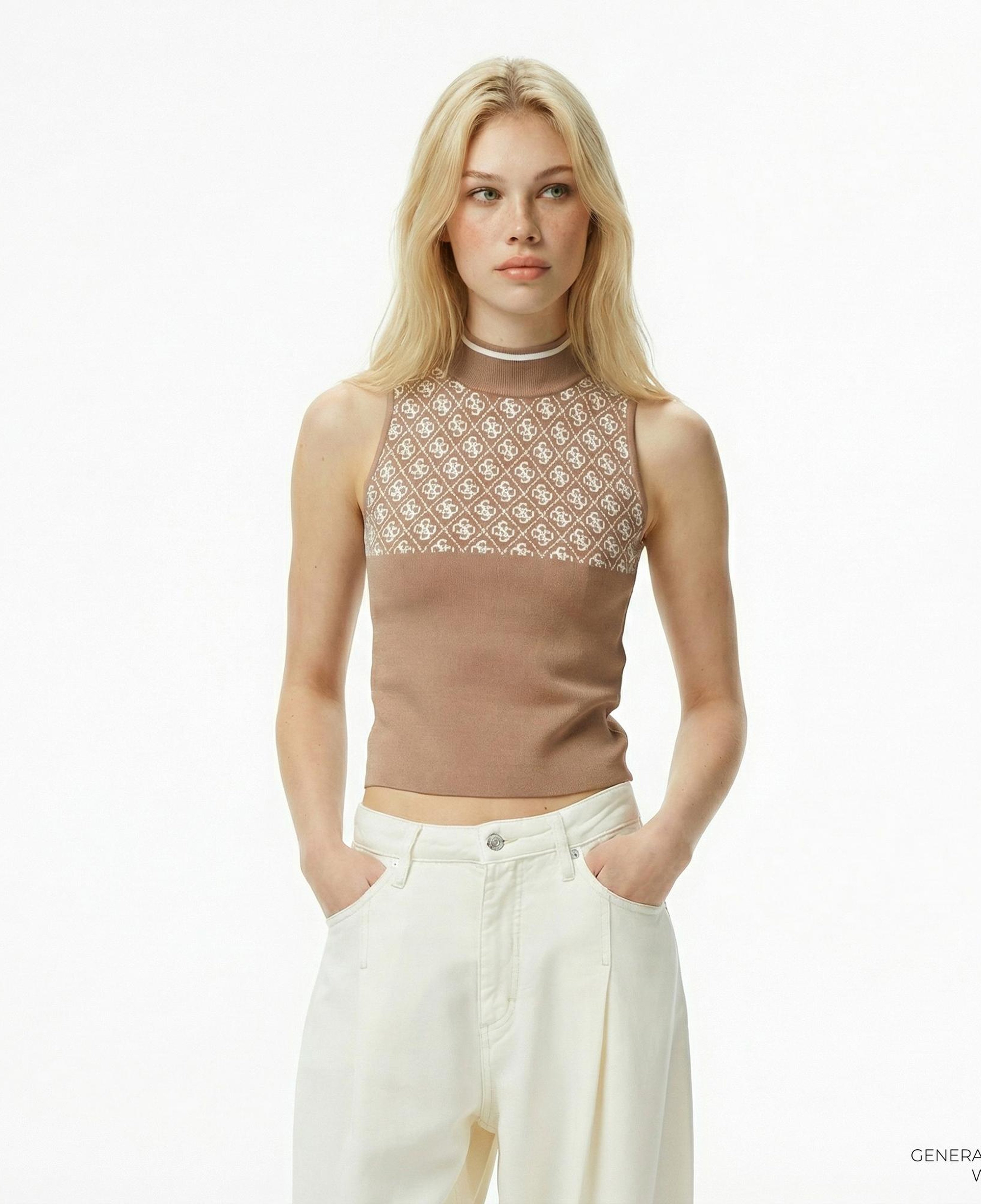 Guess Lise Kadın Kahverengi Bluz