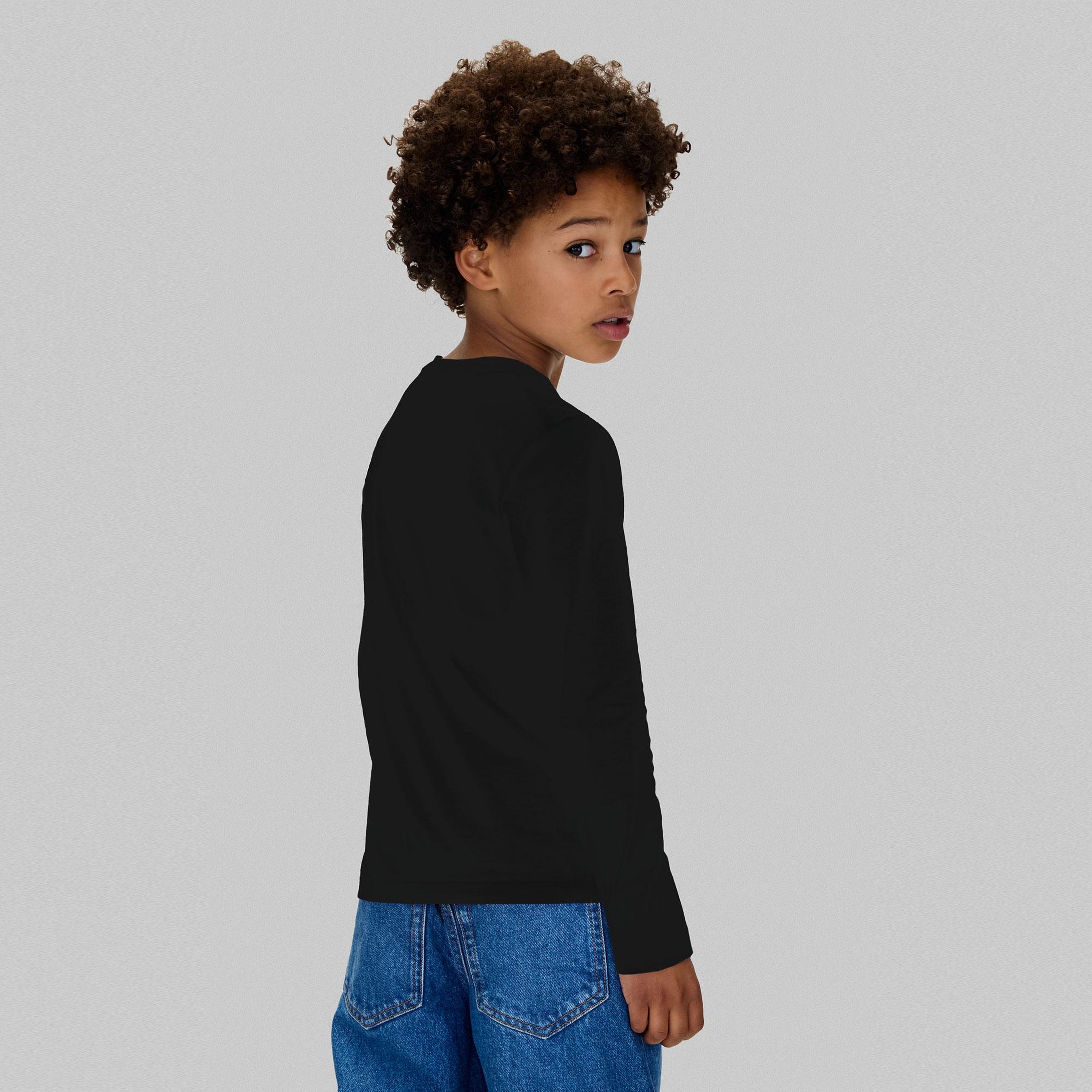Calvin Klein 2'li Chest Mono  Çocuk Siyah T-Shirt