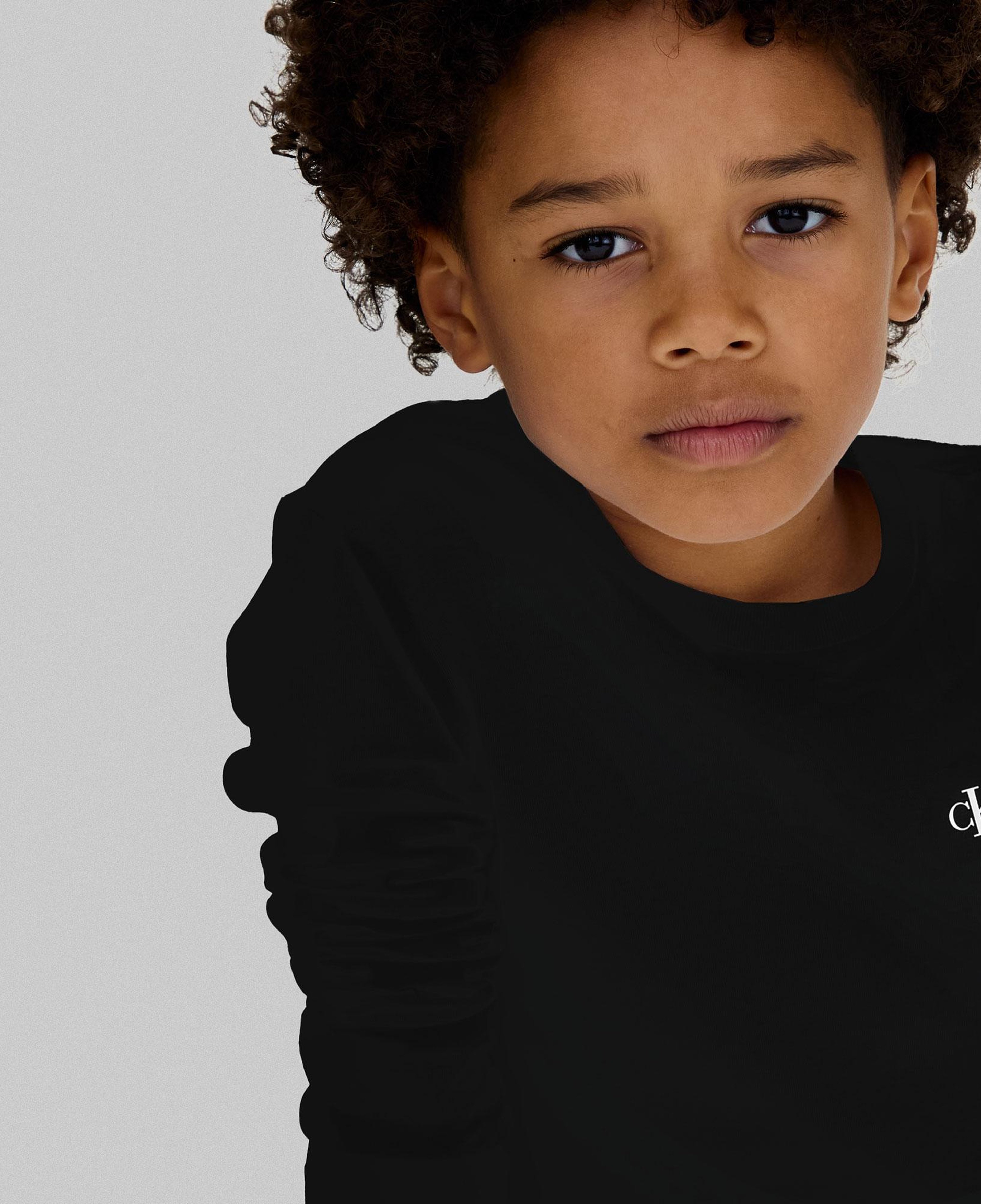 Calvin Klein 2'li Chest Mono Çocuk Siyah T-Shirt