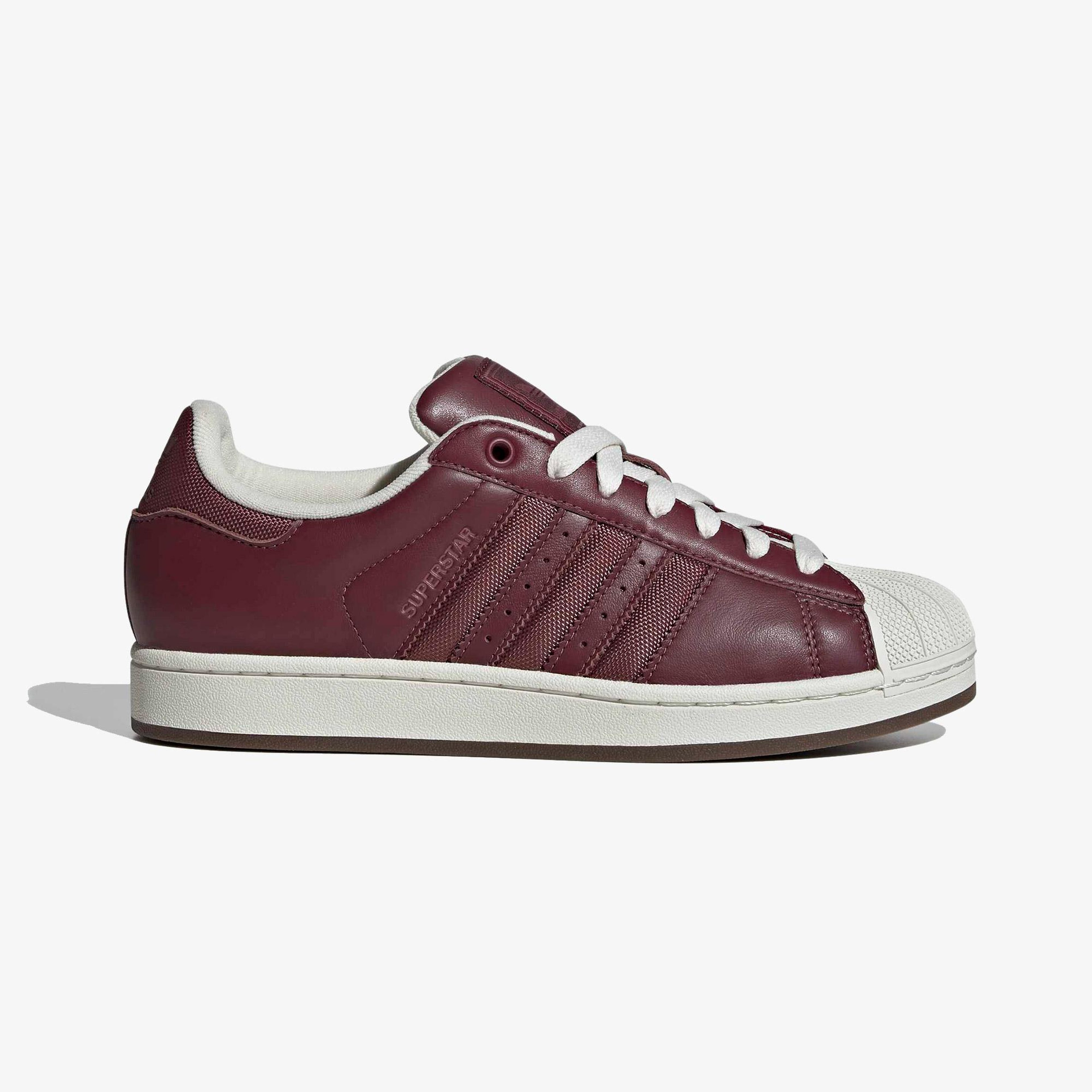 adidas Superstar II Unisex Bordo Sneaker