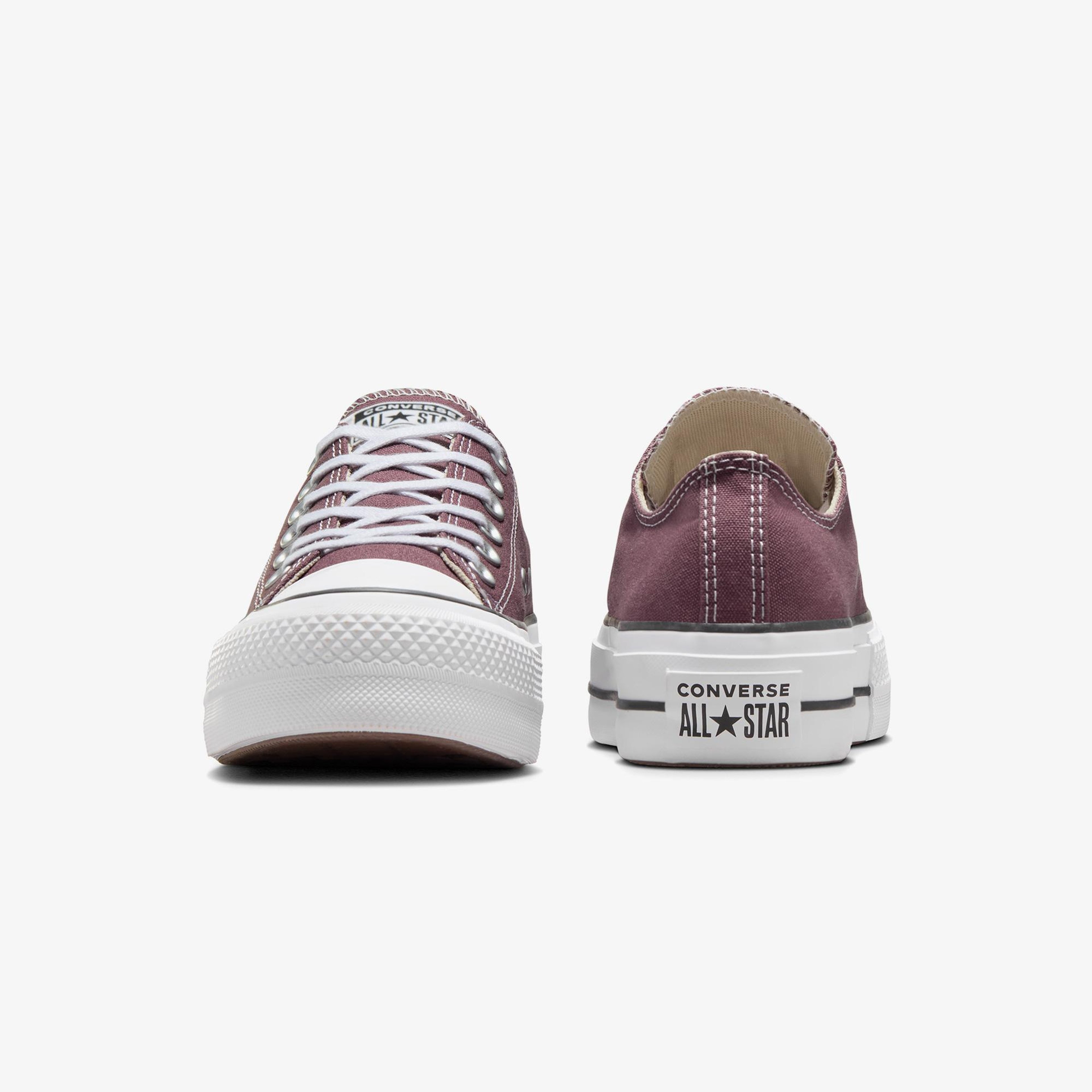 Converse Chuck Taylor All Star Lift Kadın Bordo Platform Sneaker