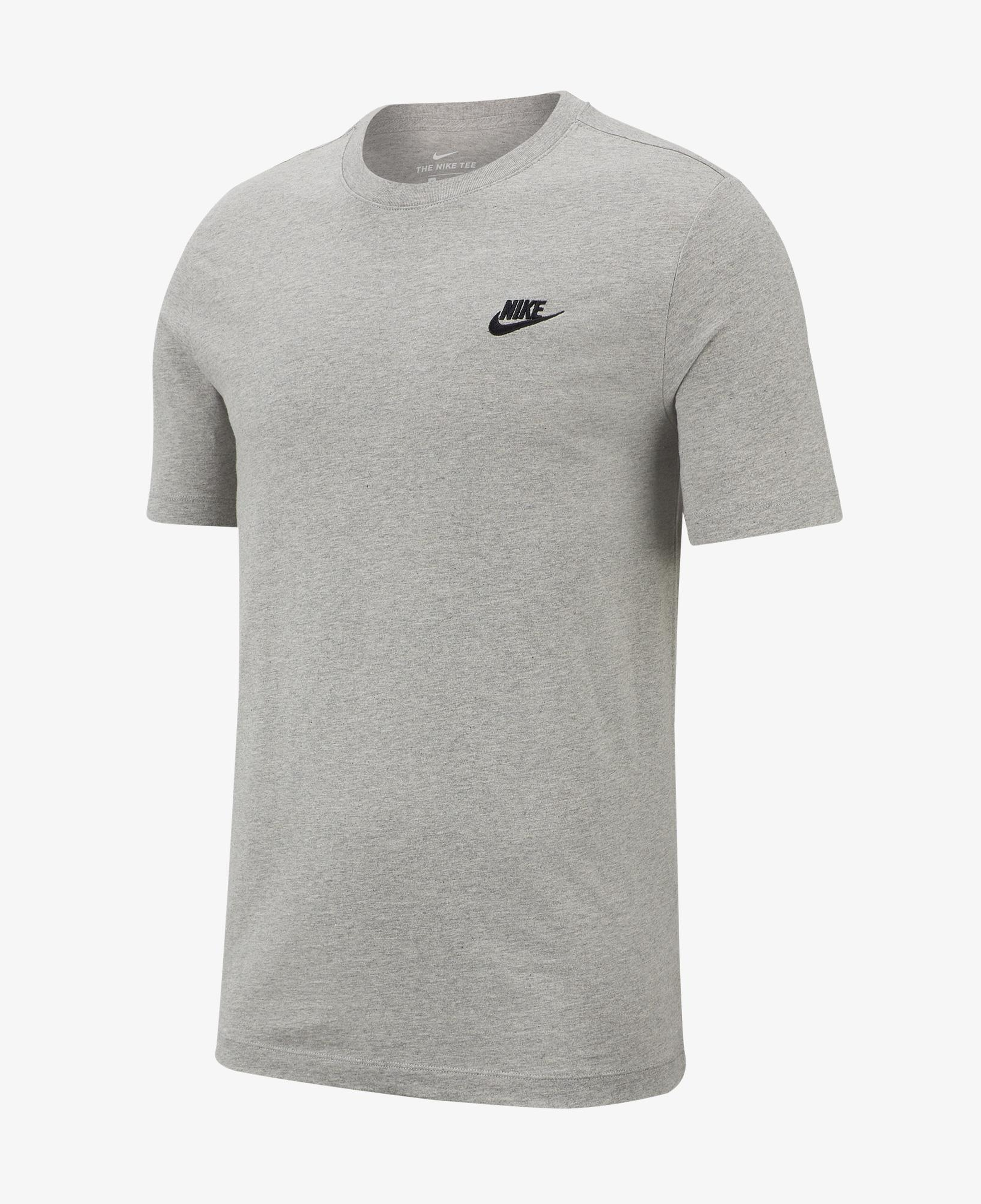 Nike Sportswear Club Erkek Gri T-Shirt