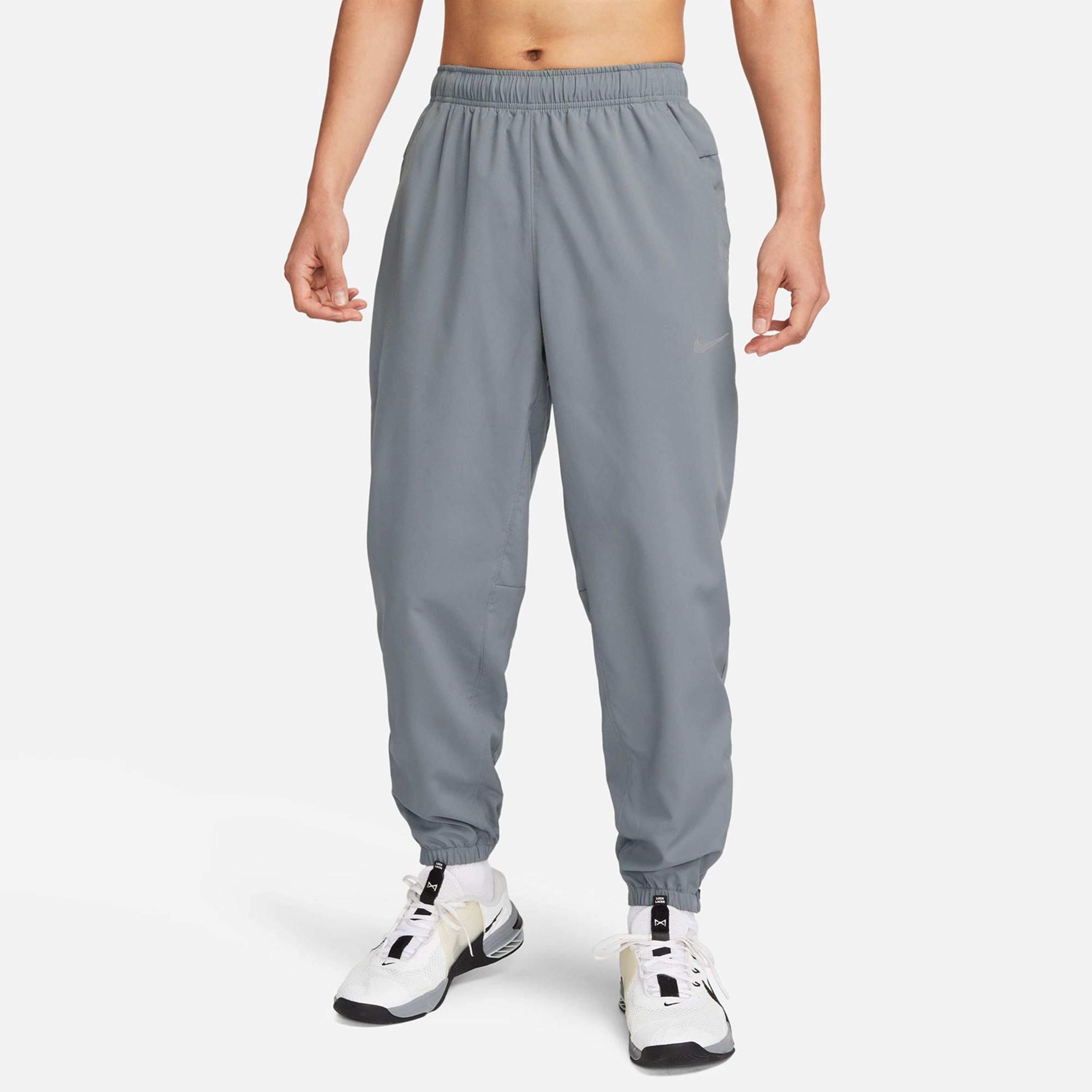 Nike Dri-Fit Form Erkek Gri Eşofman Altı