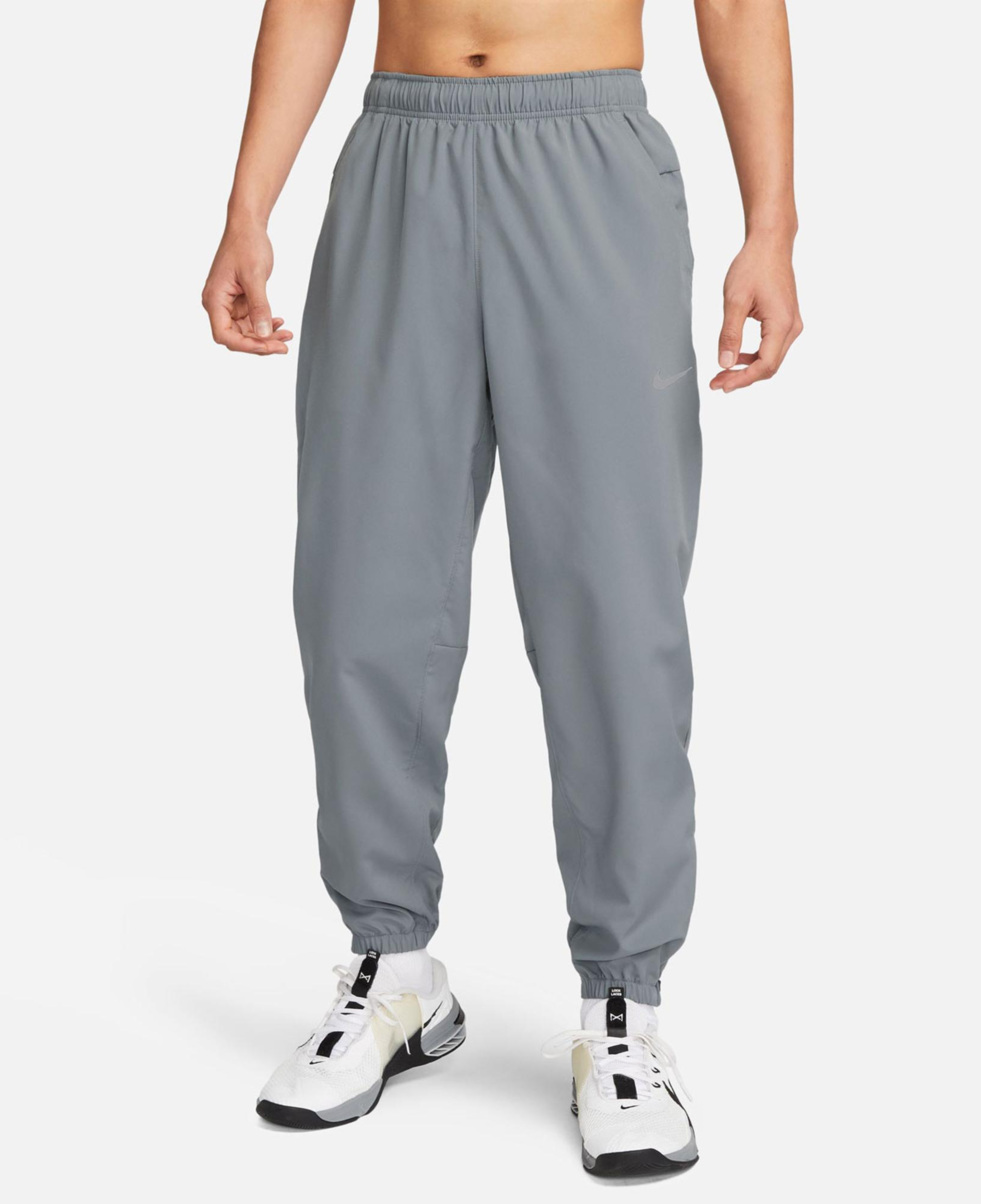 Nike Dri-Fit Form Erkek Gri Eşofman Altı