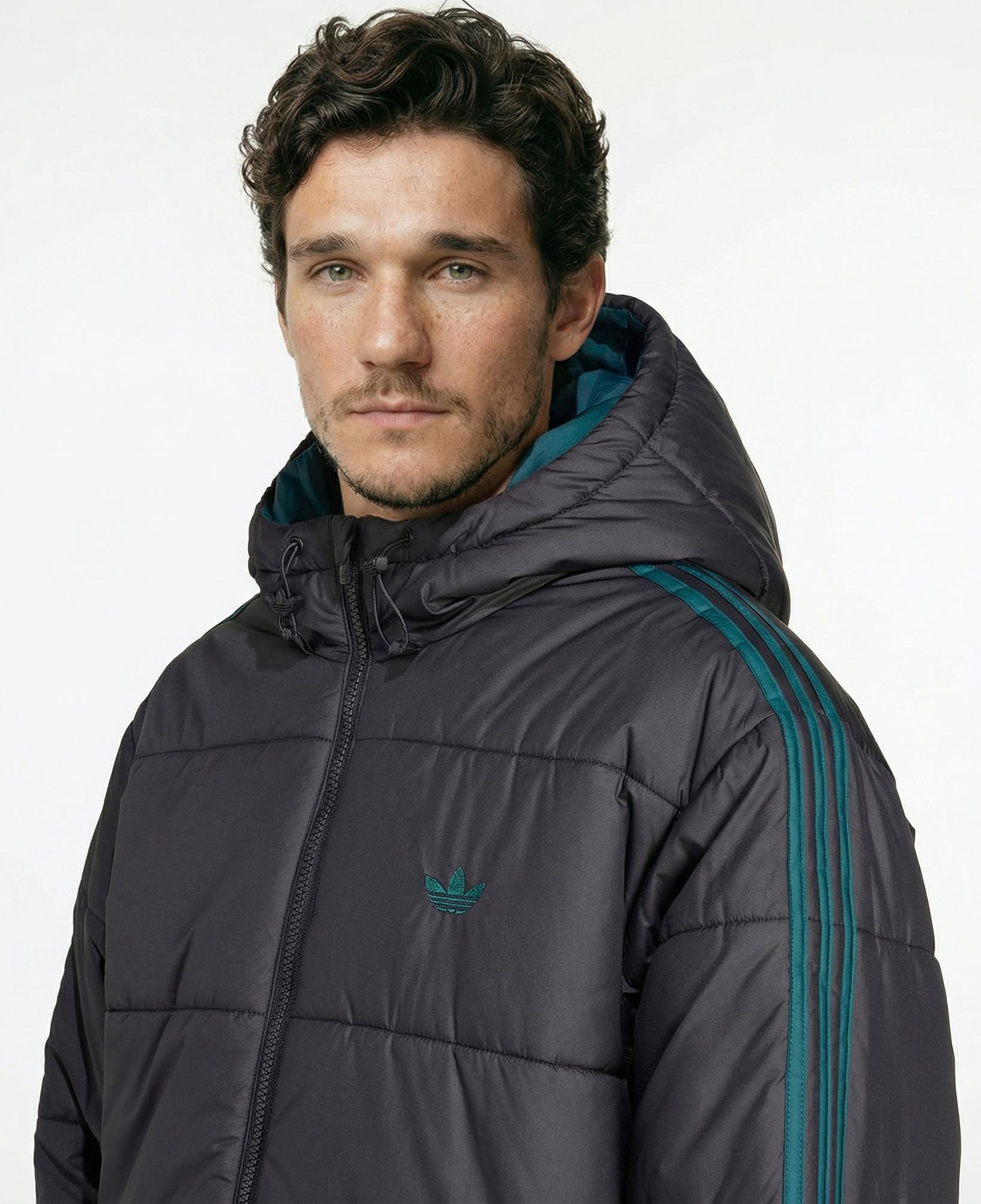 adidas Adicolor Reversible Erkek Siyah Mont