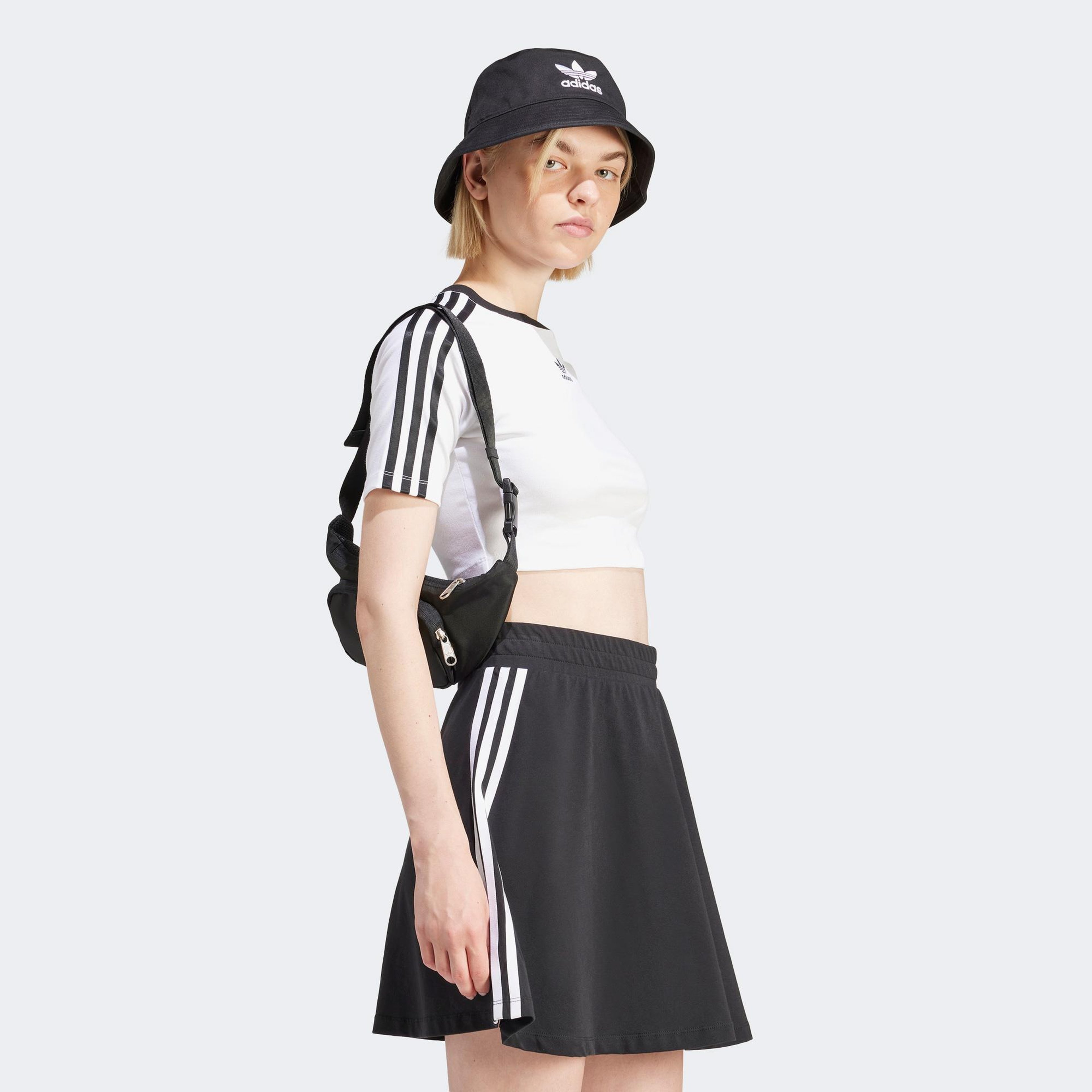 adidas 3S Baby Kadın Beyaz Crop
