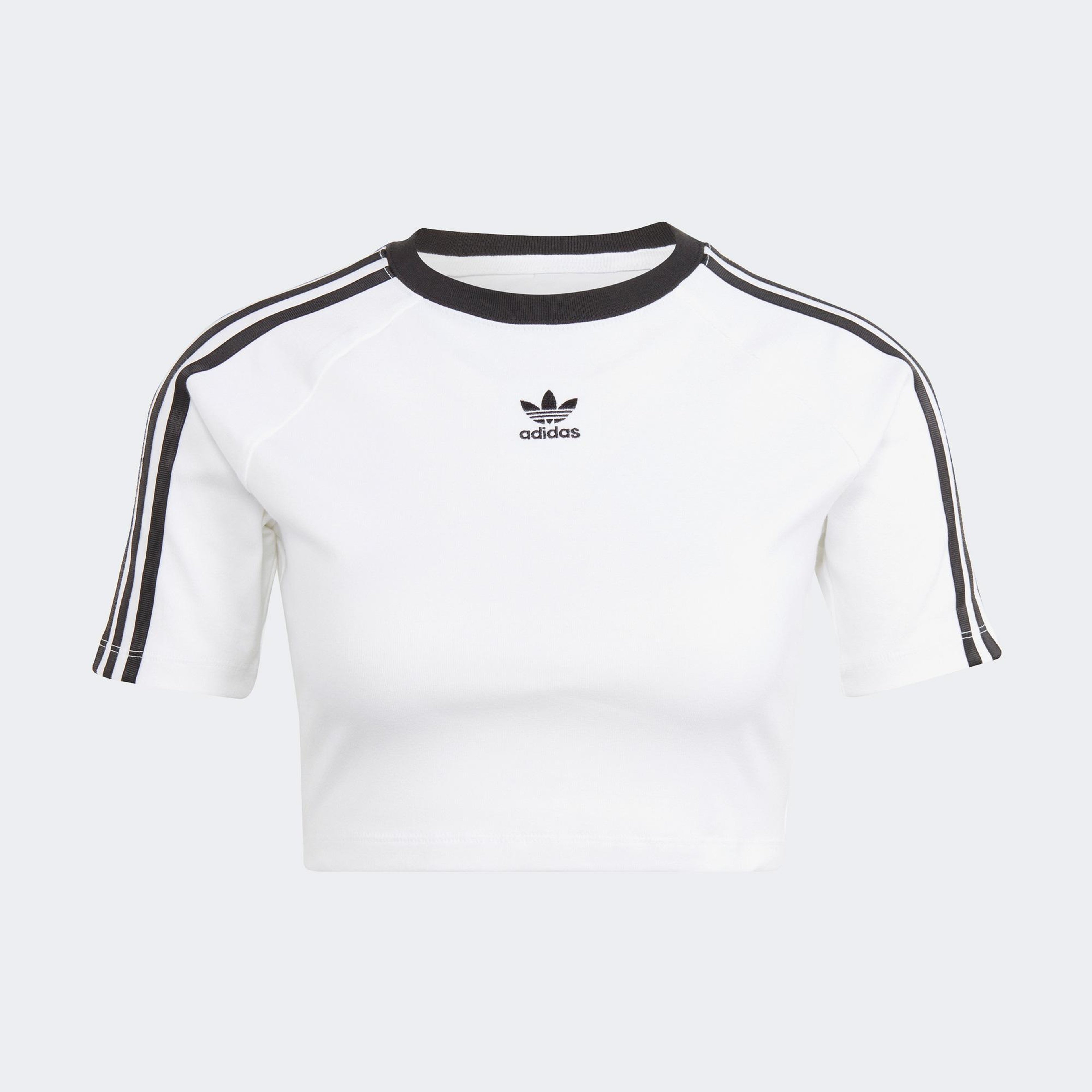 adidas 3S Baby Kadın Beyaz Crop