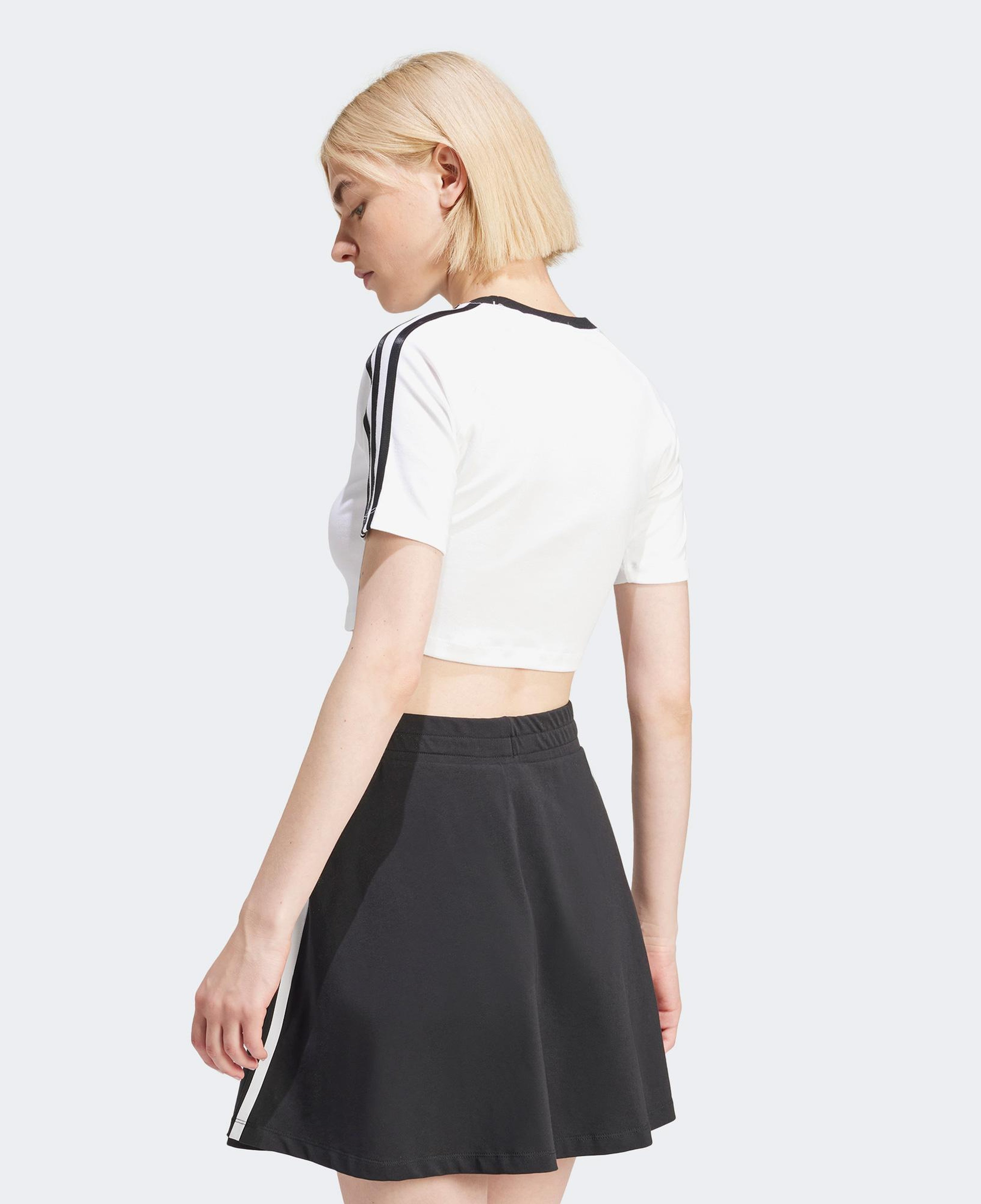adidas 3S Baby Kadın Beyaz Crop