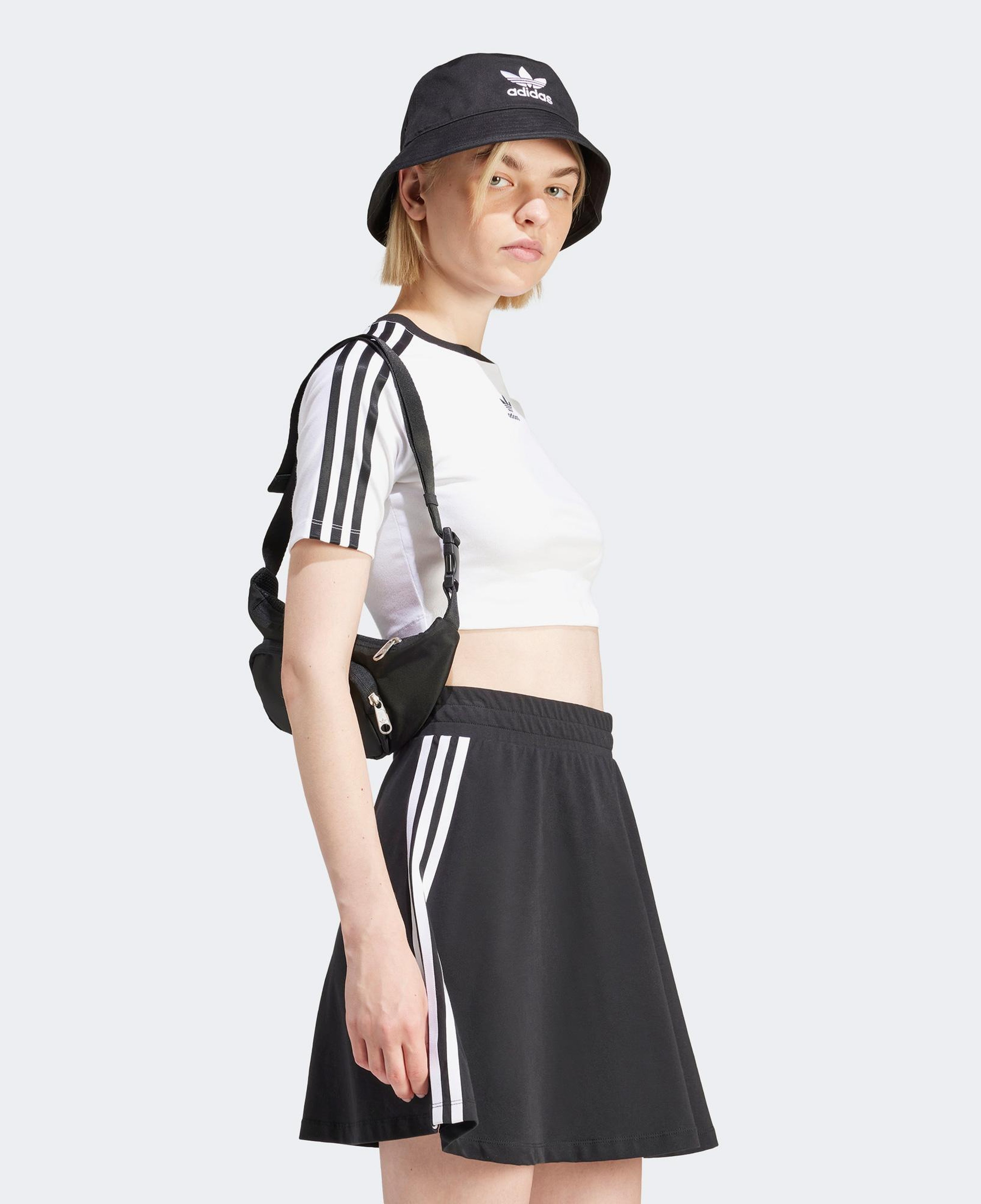 adidas 3S Baby Kadın Beyaz Crop
