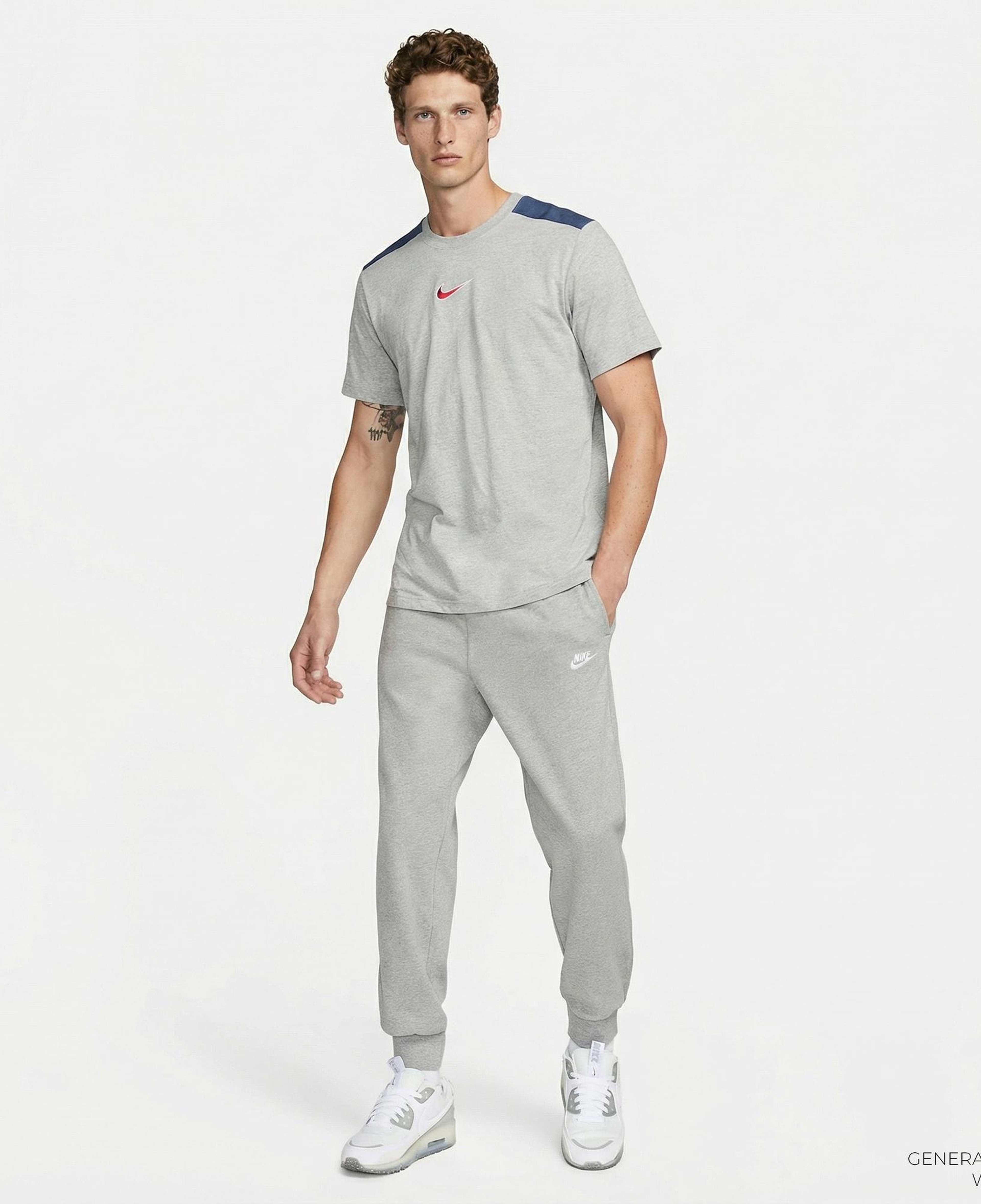 Nike Club Erkek Gri Eşofman Altı