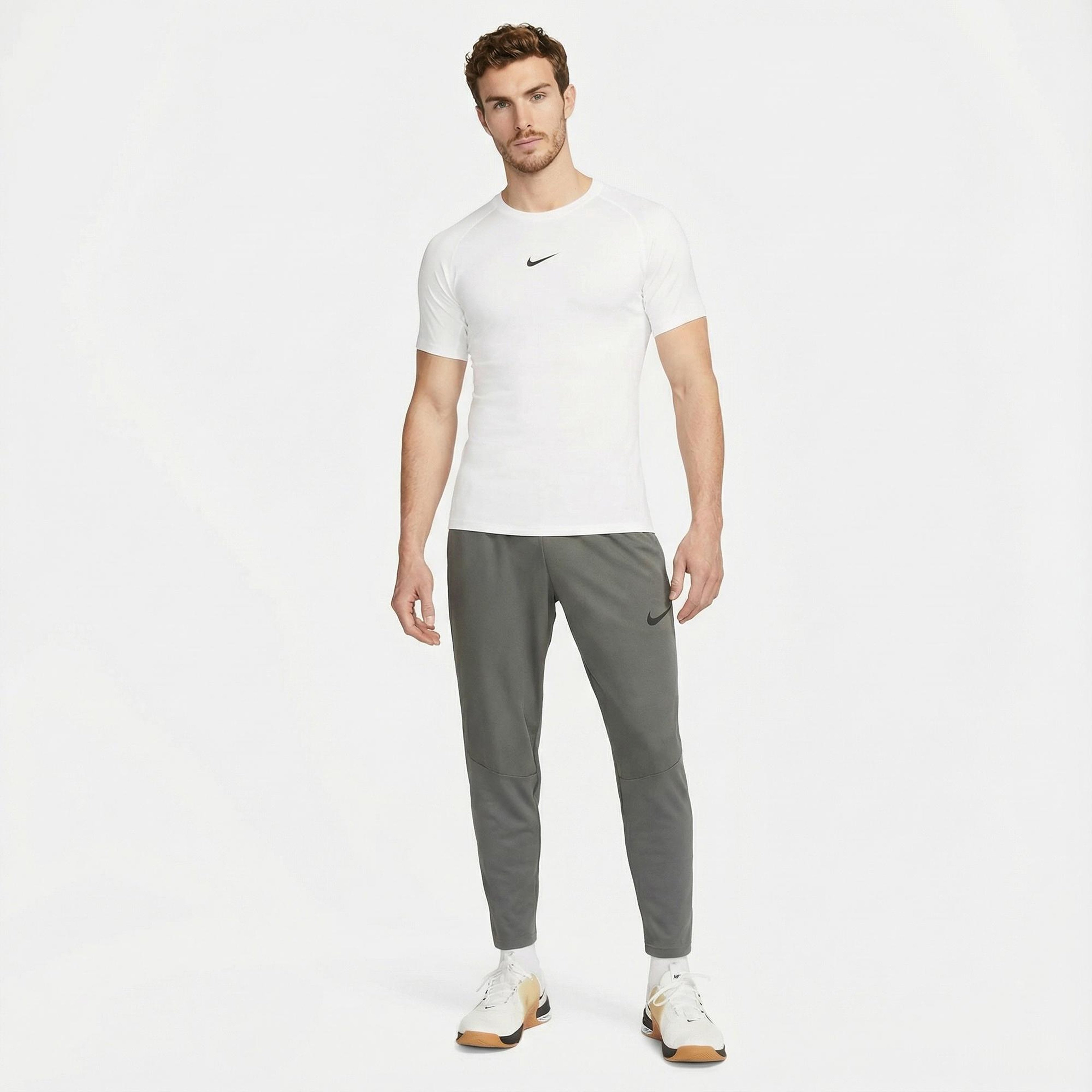 Nike Pro Dri-Fit Erkek Beyaz T-Shirt