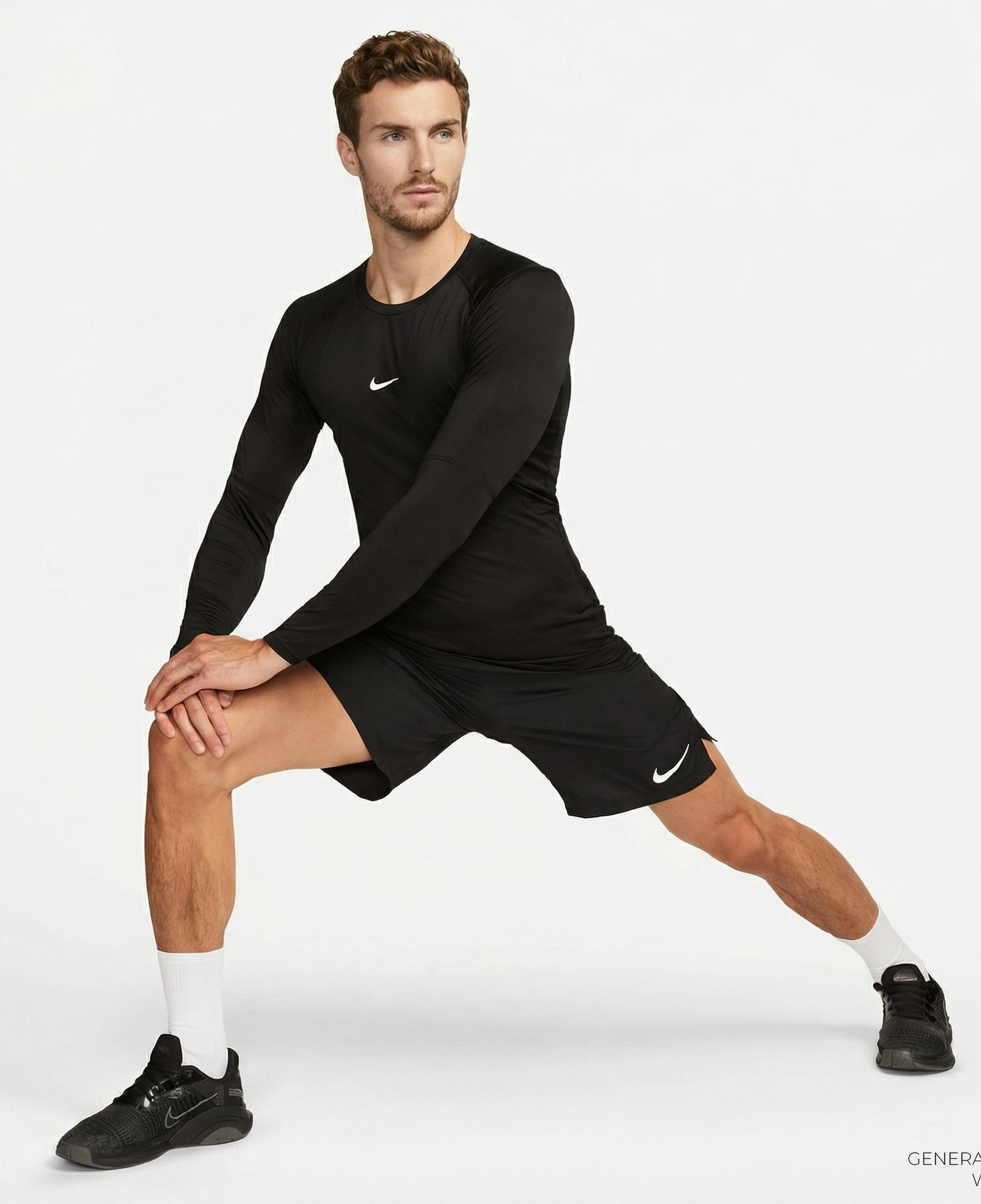 Nike Pro Dri-Fit Top Erkek Siyah Uzun Kollu T-Shirt