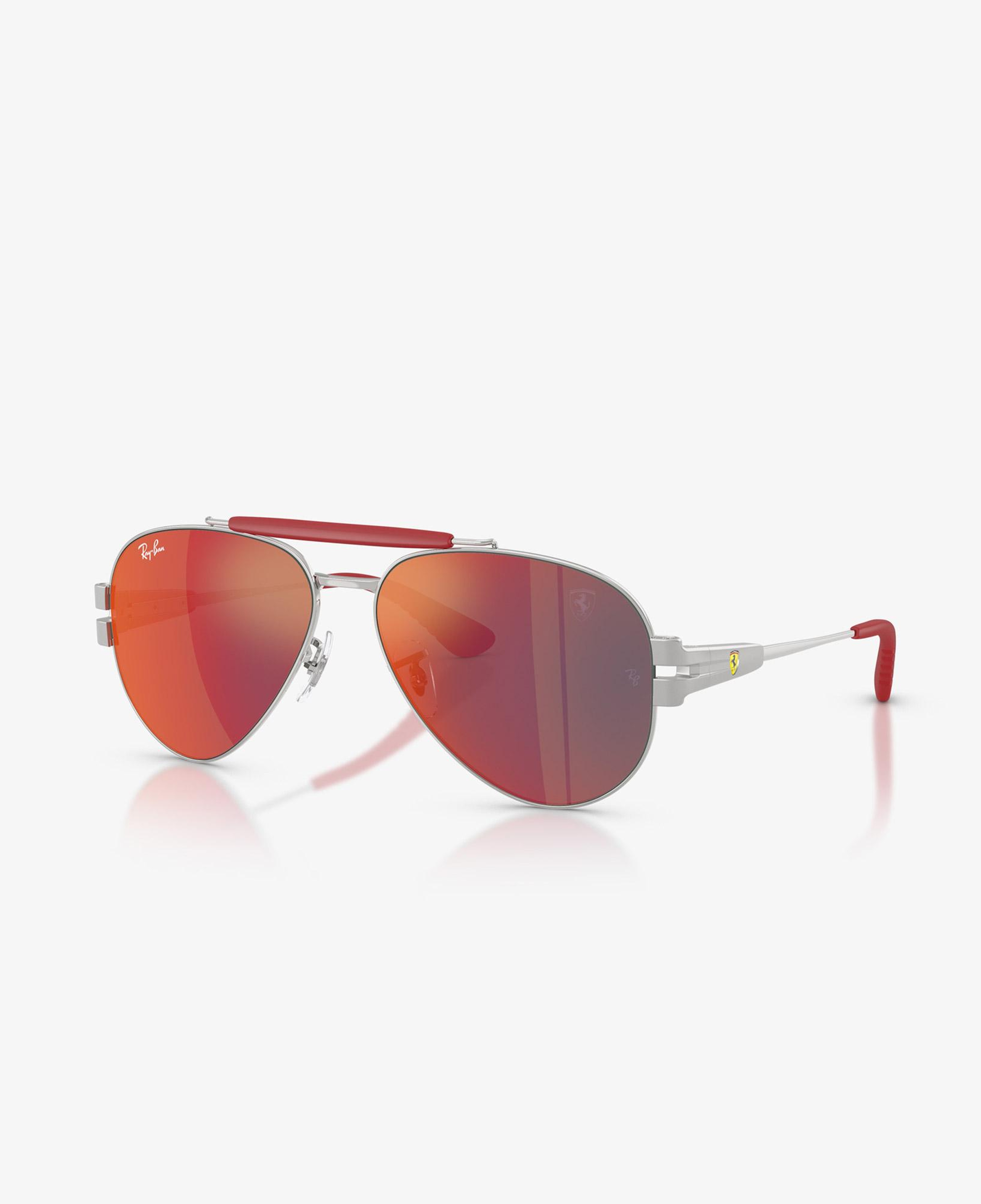 Ray-Ban RB3762M Scuderia Ferrari Collection Unisex Gri Güneş Gözlüğü