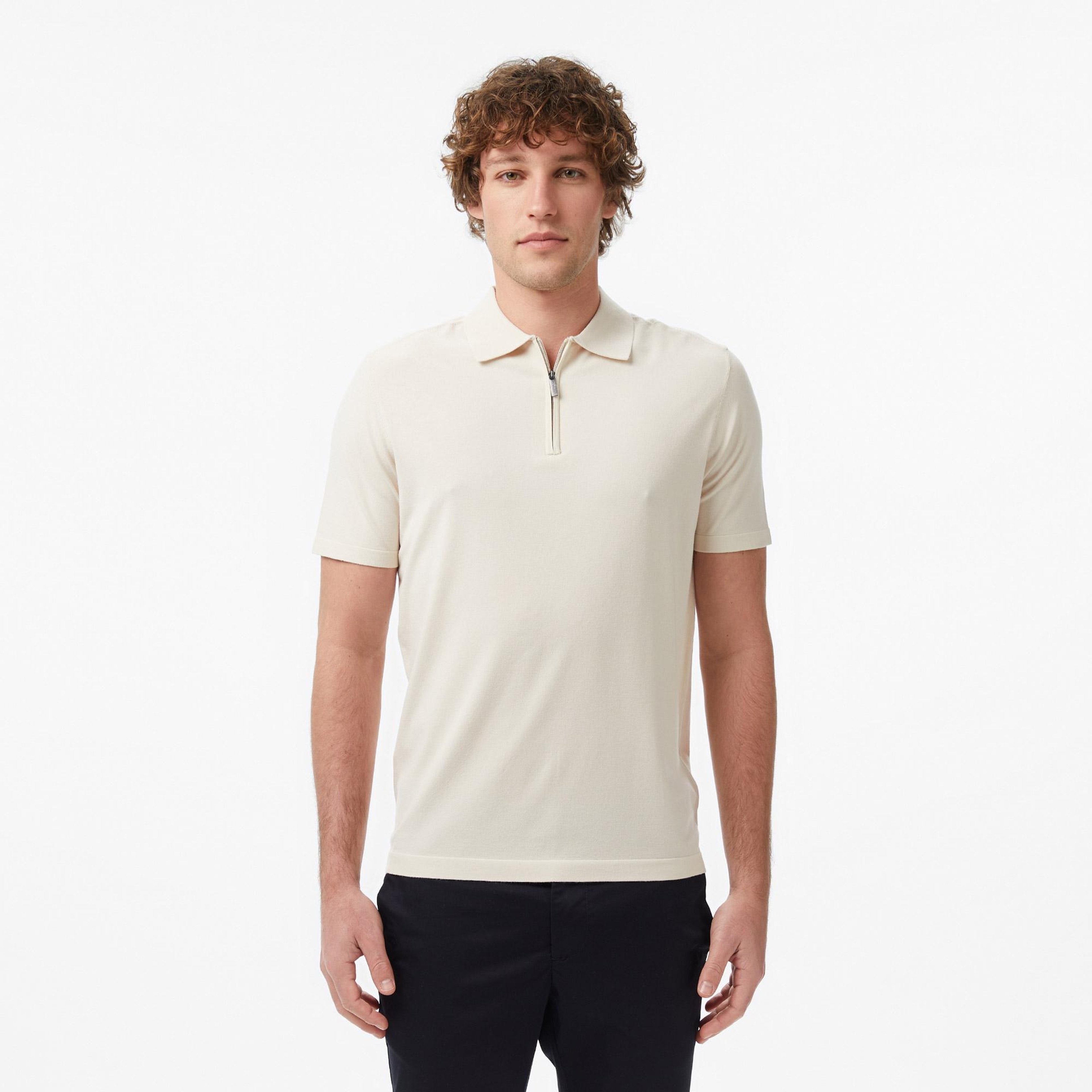 Guess Kadir Erkek Krem Polo