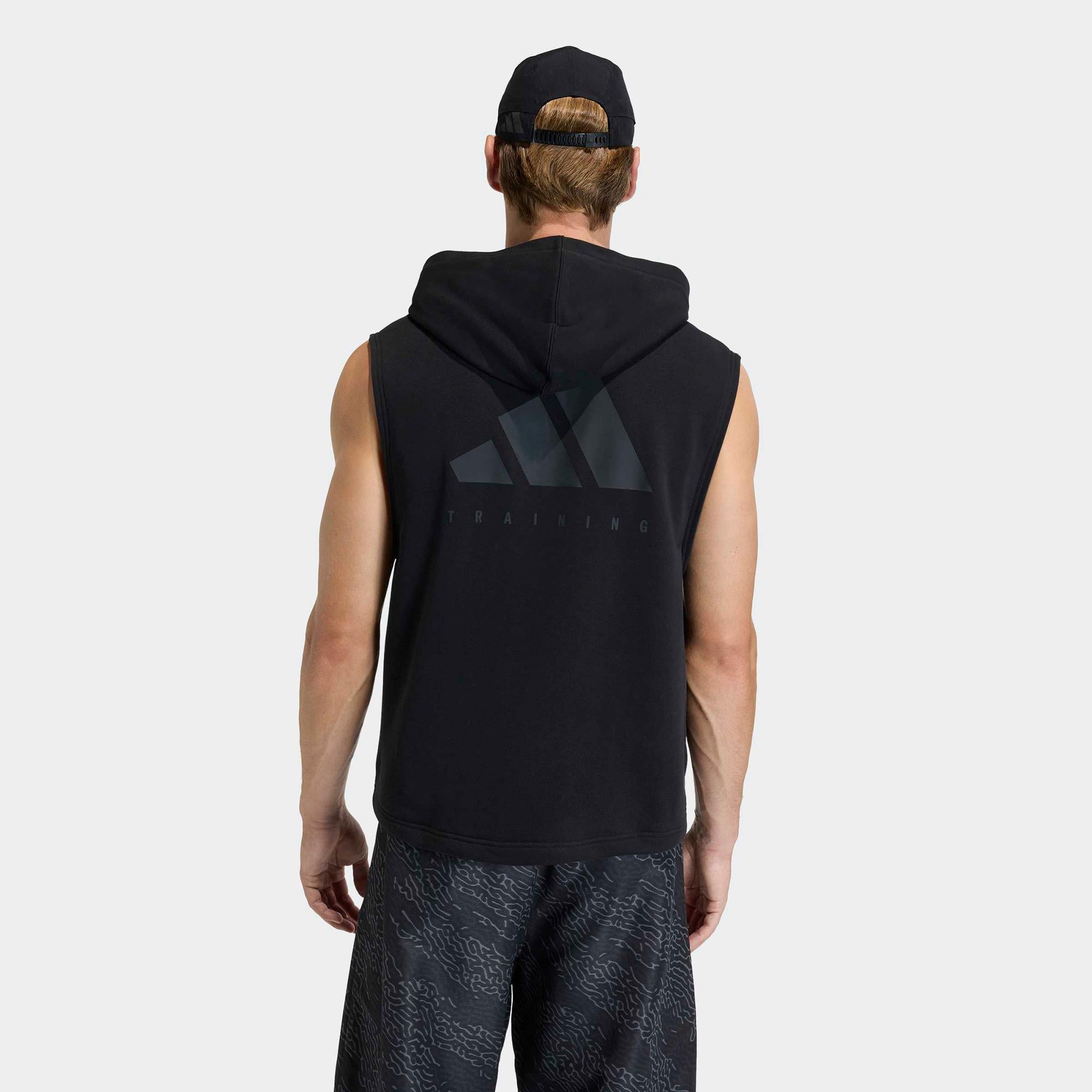 adidas Power Workout Erkek Siyah Hoodie