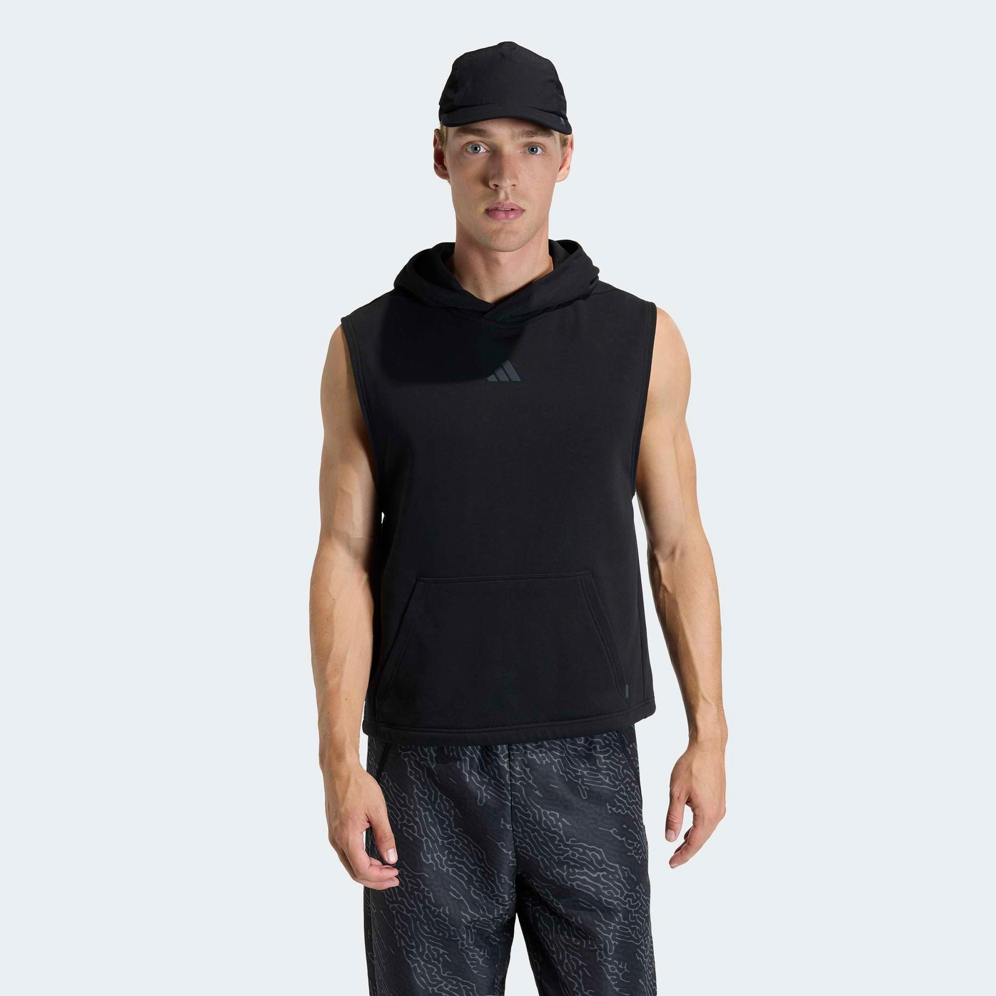 adidas Power Workout Erkek Siyah Hoodie